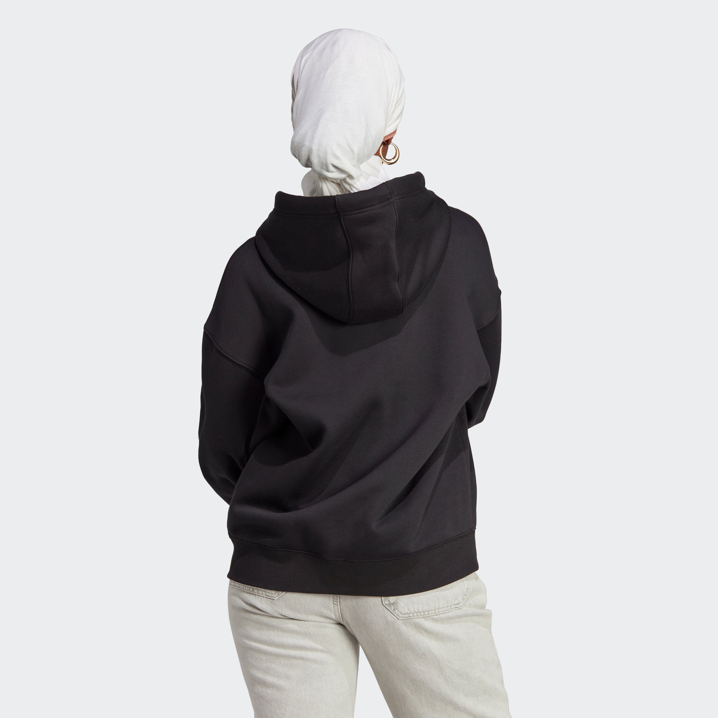 FULL adidas ZIP FLEECE Originals BLACK Sweatshirt