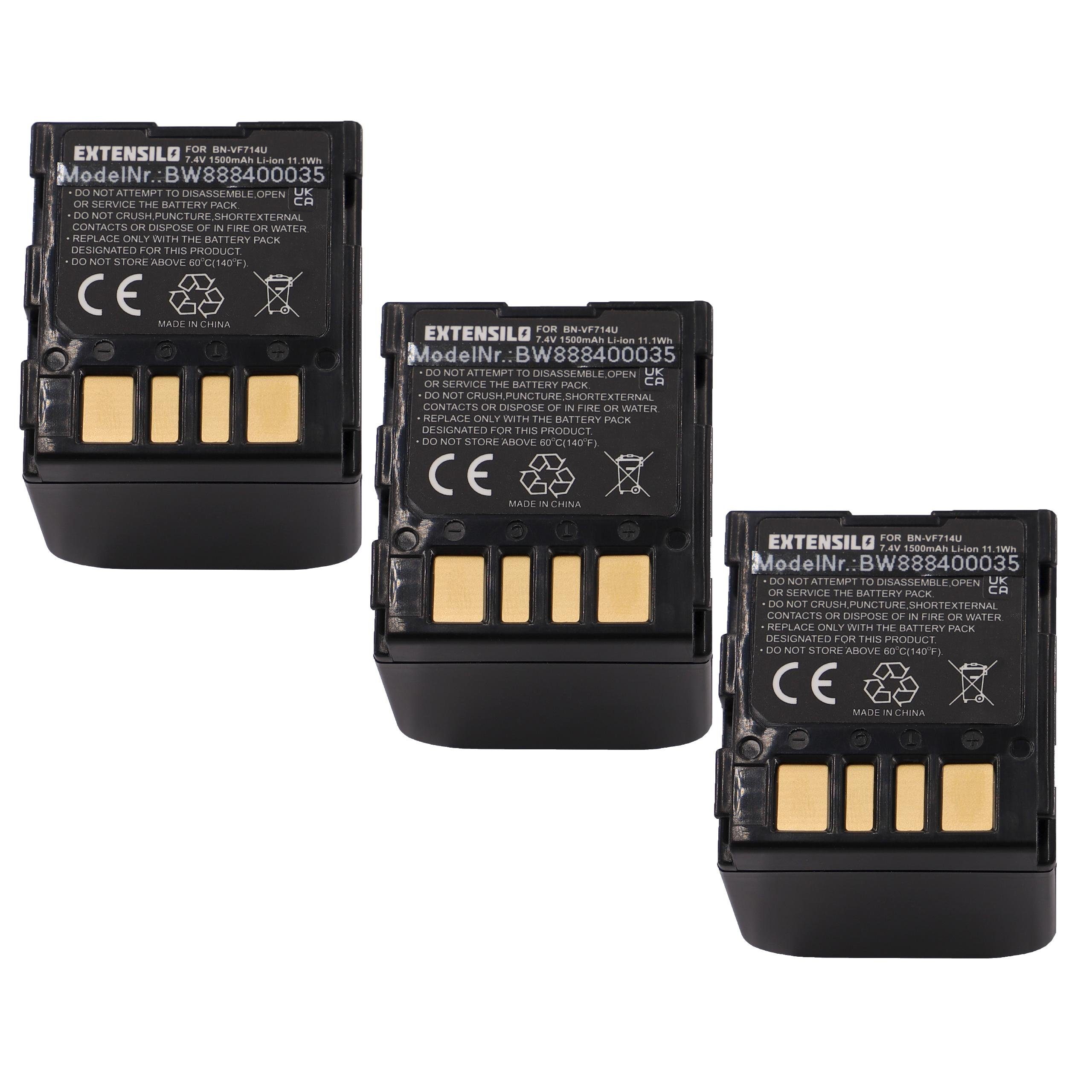 Extensilo passend für JVC GZ-MG30, GZ-MG505, GZ-MG60, GZ-MG57, GZ-MG50 ...