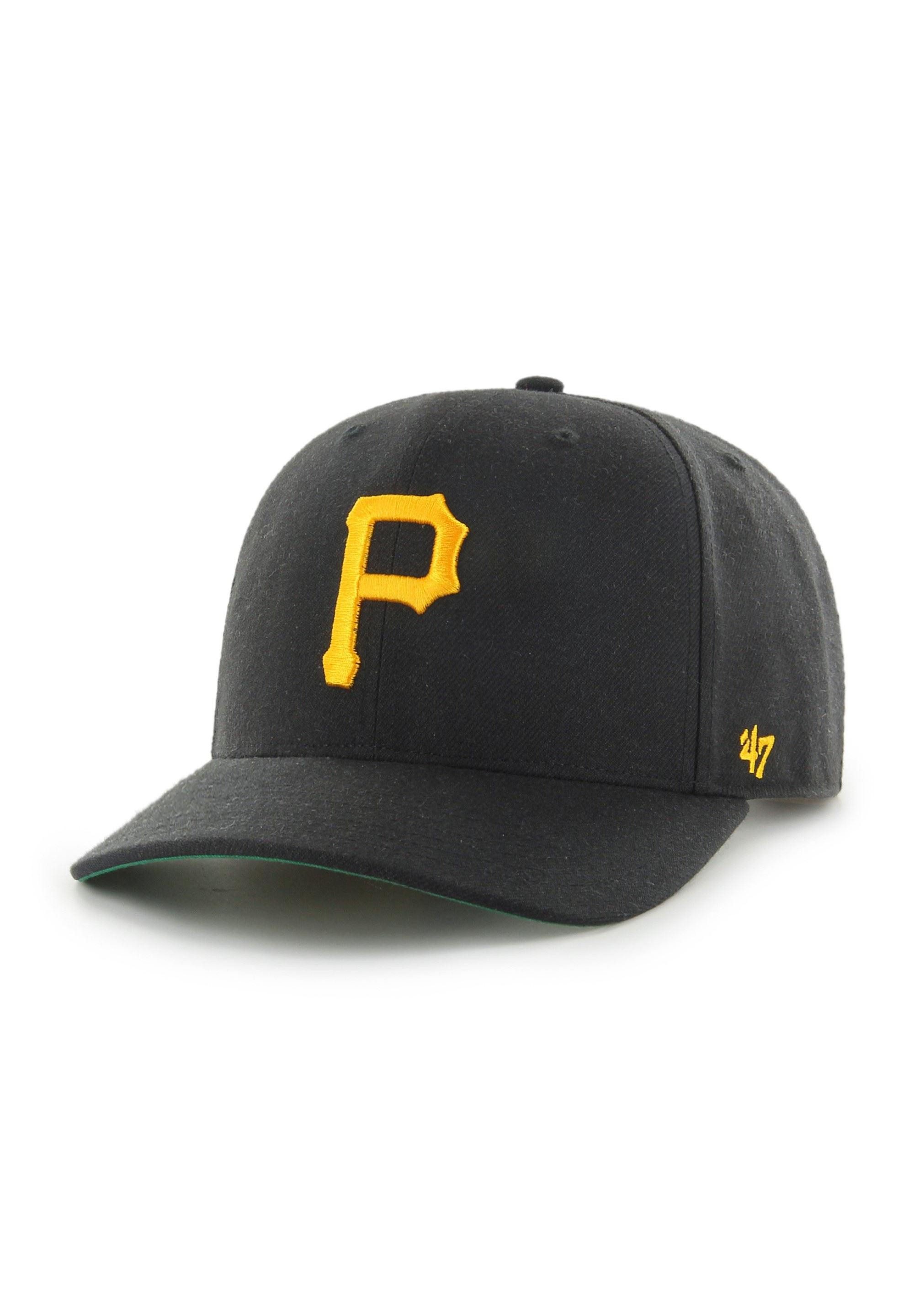 '47 Brand Baseball Cap Pittsburgh Pirates MLB Cold Zone Most Value P. DP Schwarz Verstellbare (1-St)