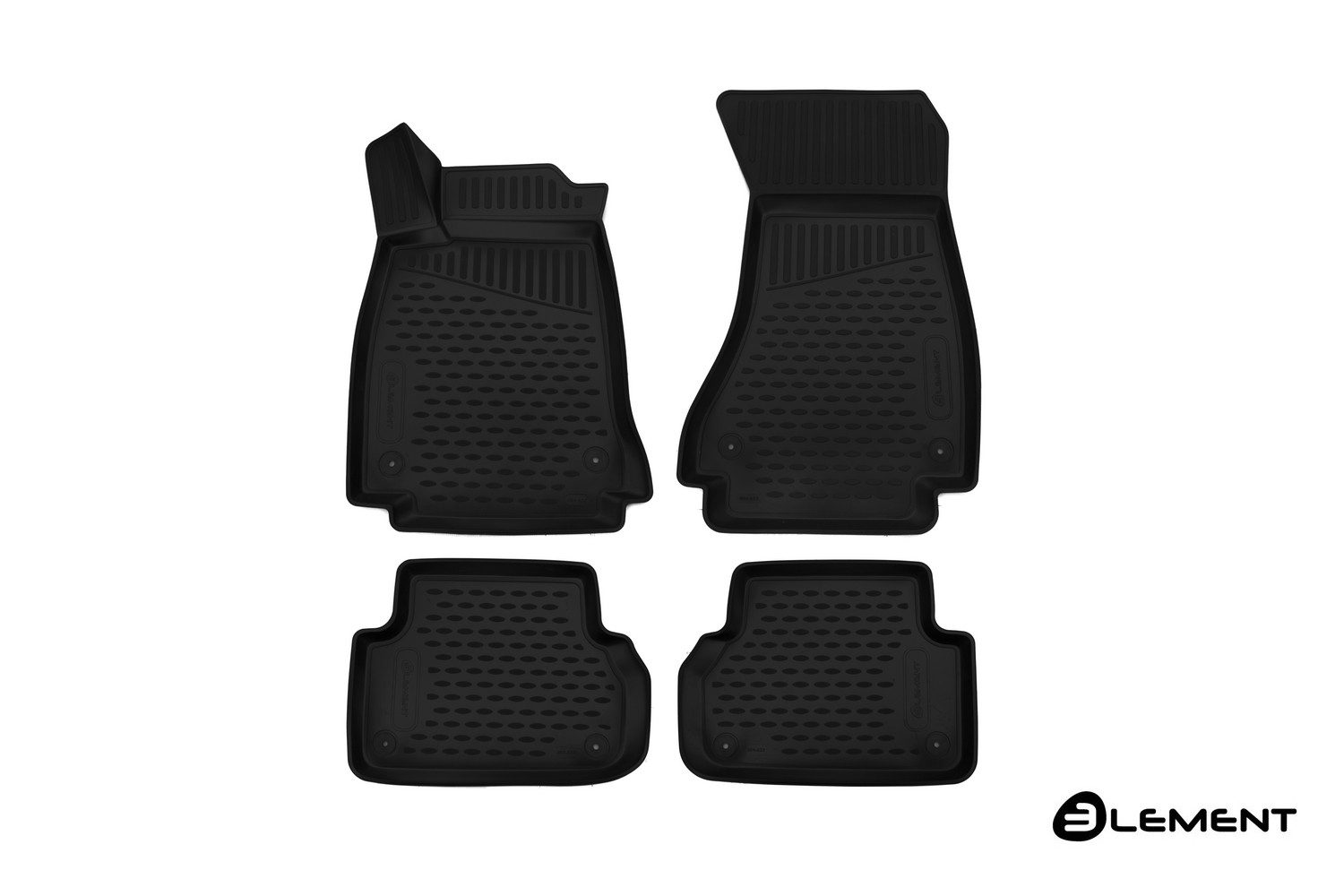 Auto-Fußmatten 3D für Audi A4,Mk5(B9),2015-2024,Limousine/Avant/Allroad,4TLG.