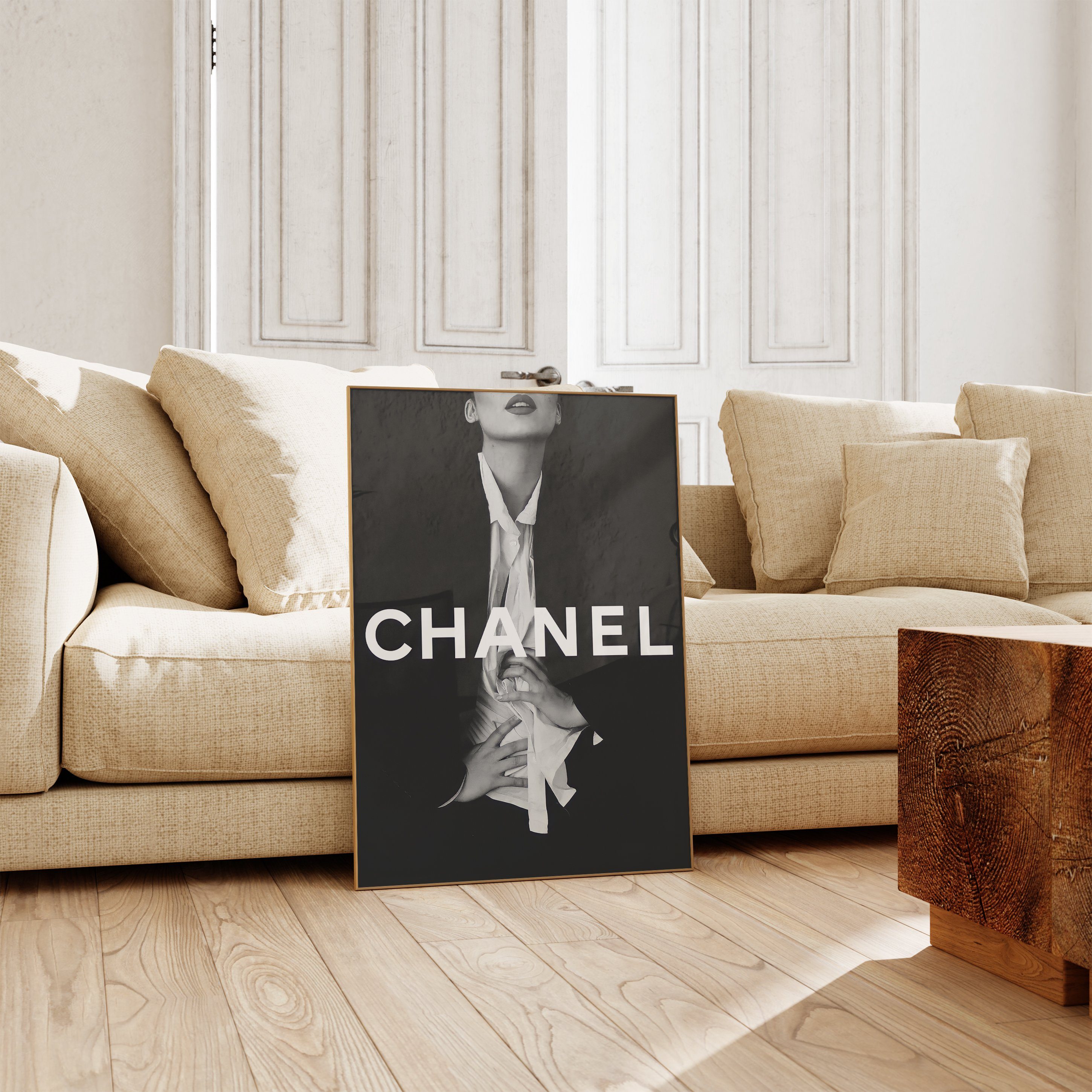 JUSTGOODMOOD Poster Premium ® Chanel Poster · ohne Rahmen, Poster in verschiedenen Größen verfügbar – Bild 4 von 5