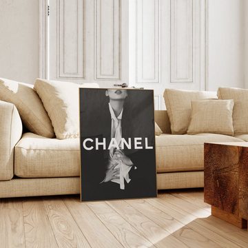 JUSTGOODMOOD Poster Premium ® Chanel Poster · ohne Rahmen, Poster in verschiedenen Größen verfügbar