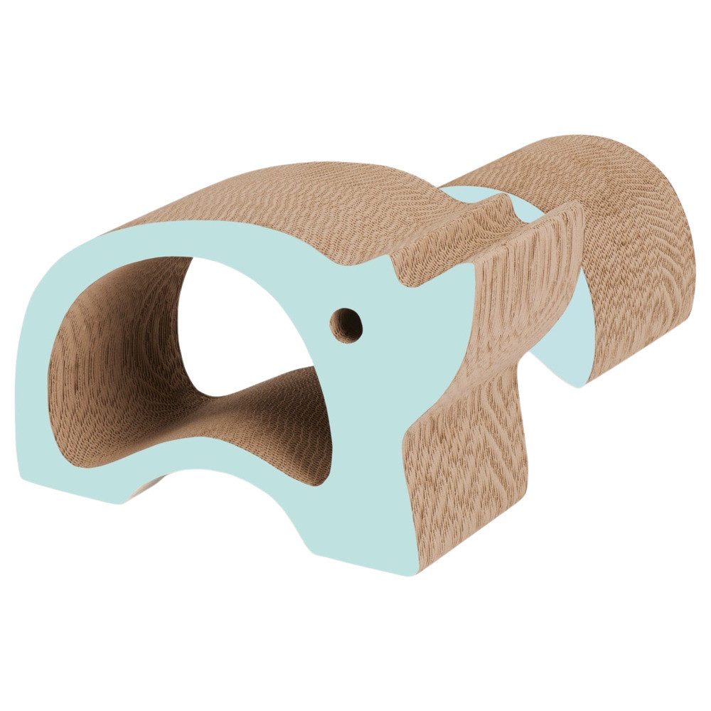 Kratzbrett Kratzpappe Zoo Scratcher Nashorn 2-in-1