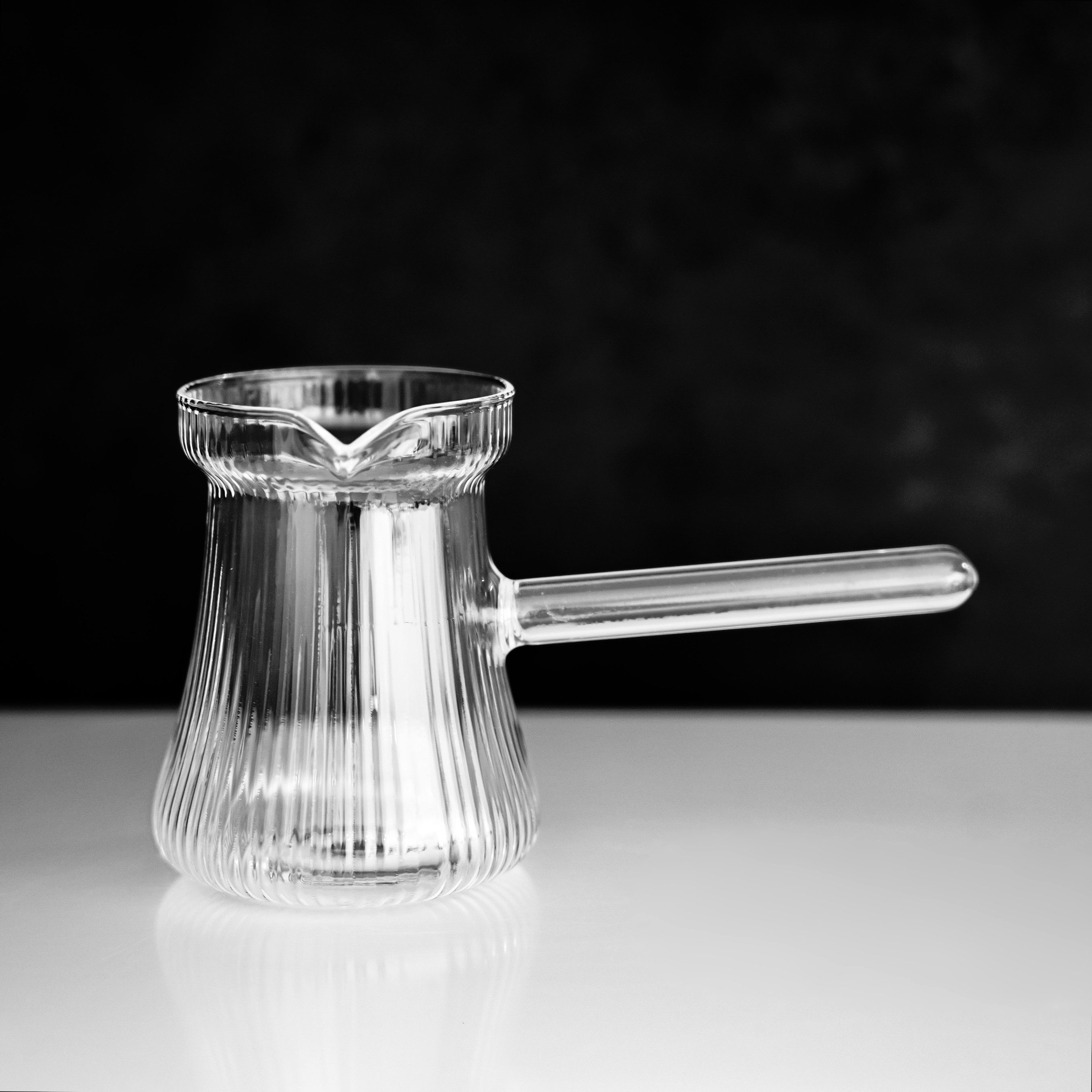 Almina Kaffeekanne Luana El Chico, 0,4 l, (1-St), aus Glas für türkischen Kaffee, Relief-Design – Bild 5 von 5