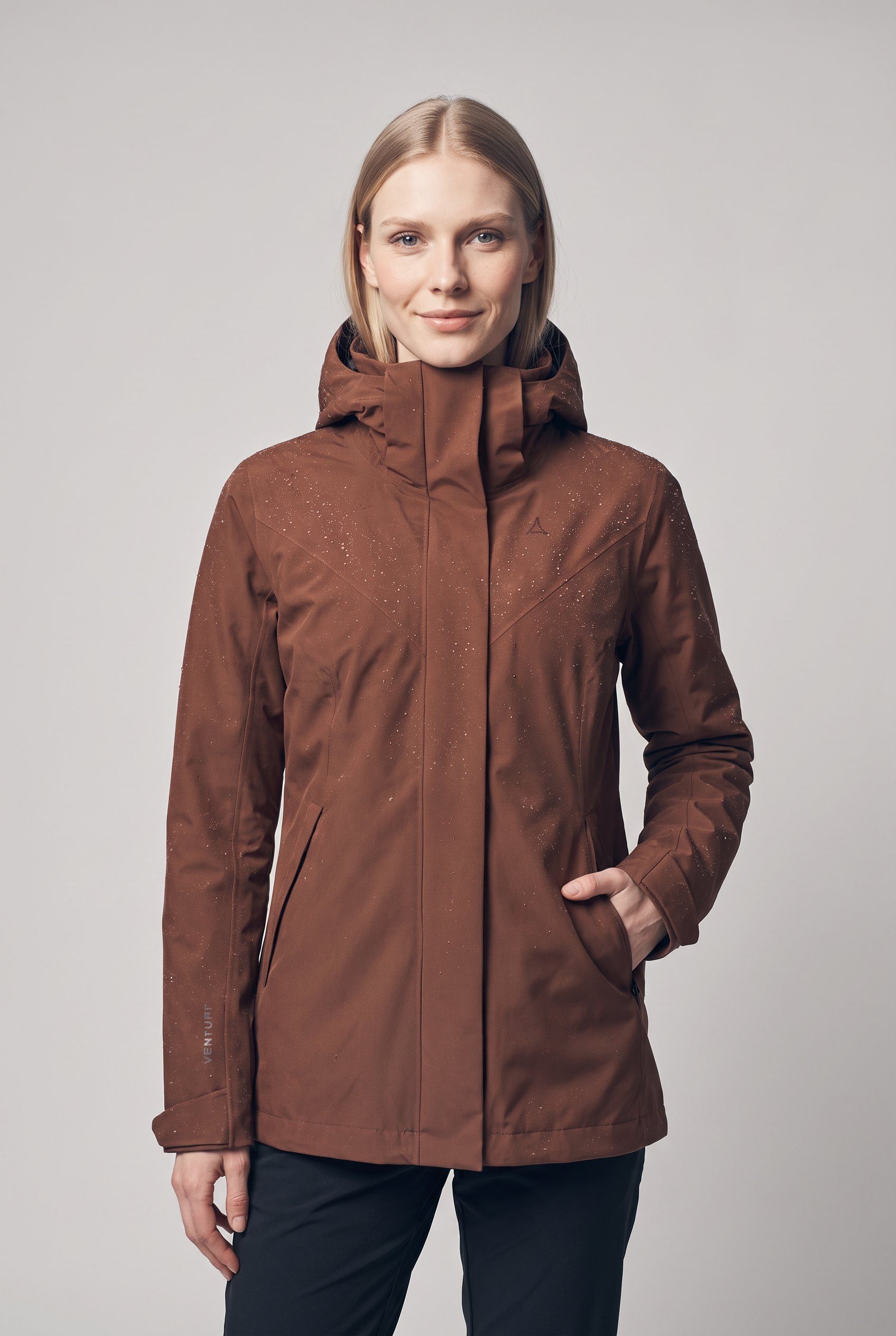 Schöffel 3-in-1-Funktionsjacke 3in1 Jacket Style Tamina WMS (Set, 2-St) mit herauszippbarer, separat tragbarer, wattierter Innenjacke