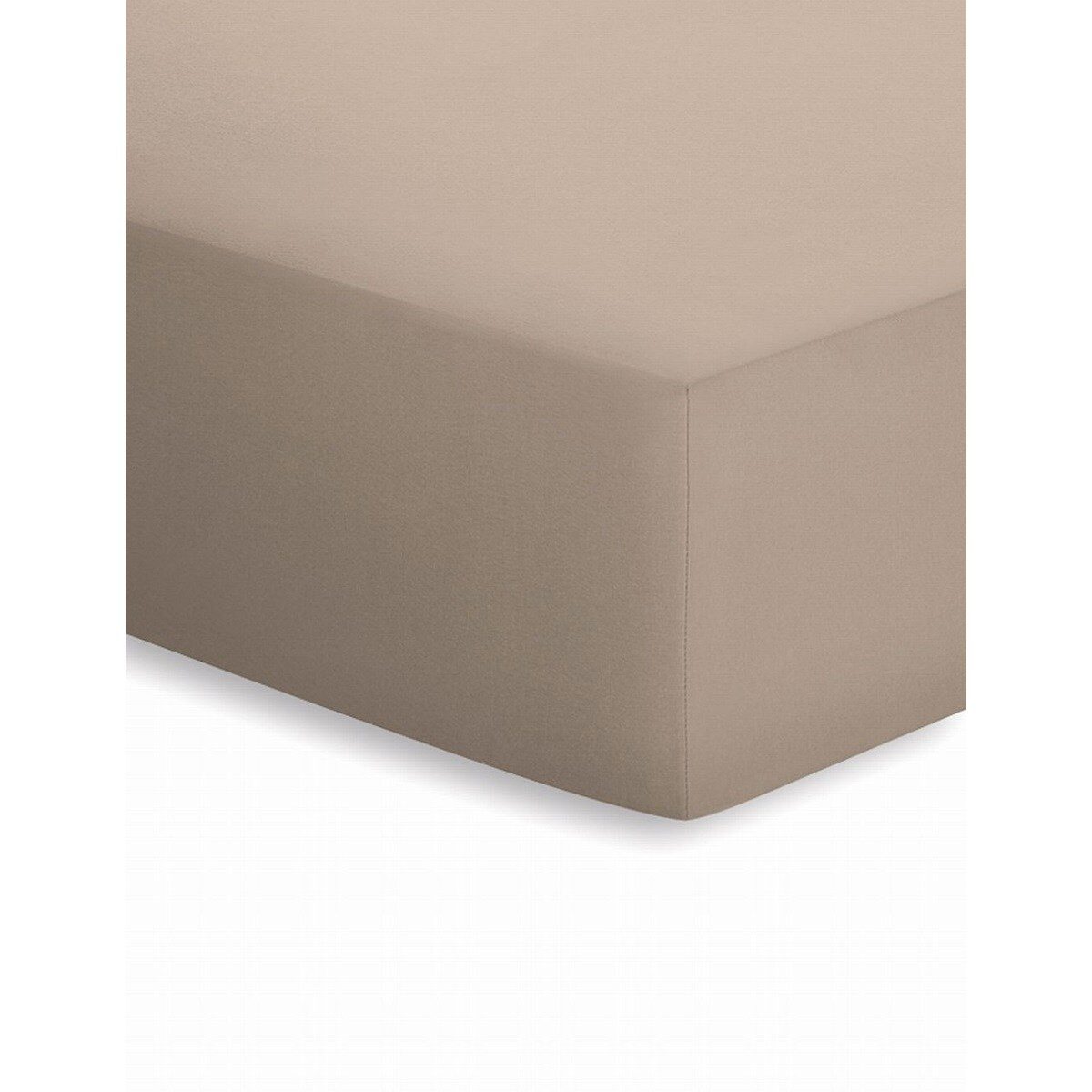Schlafgut Spannbettlaken Spannbetttuch Taupe, 100 % günstig online kaufen