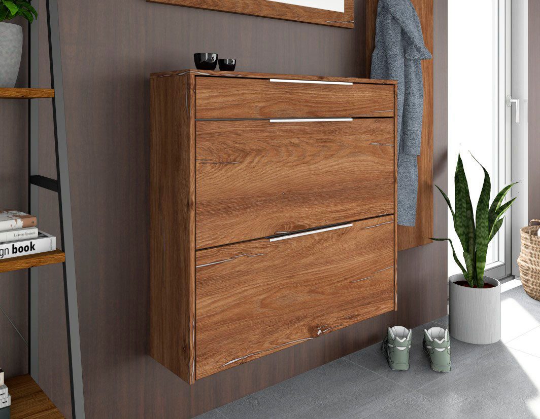 borchardt Möbel Schuhschrank Oliva Wandmontage, stehende Montage & Glasböden unter Mehr aus der Serie