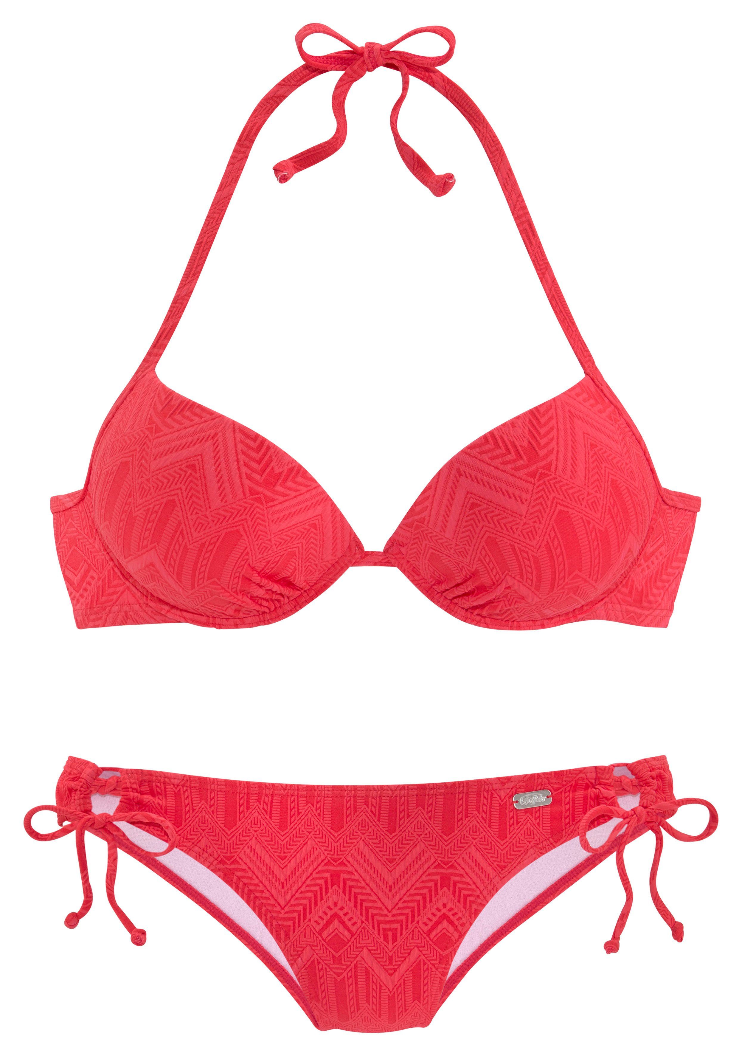 Buffalo Push-Up-Bikini mit modischer Struktur günstig online kaufen