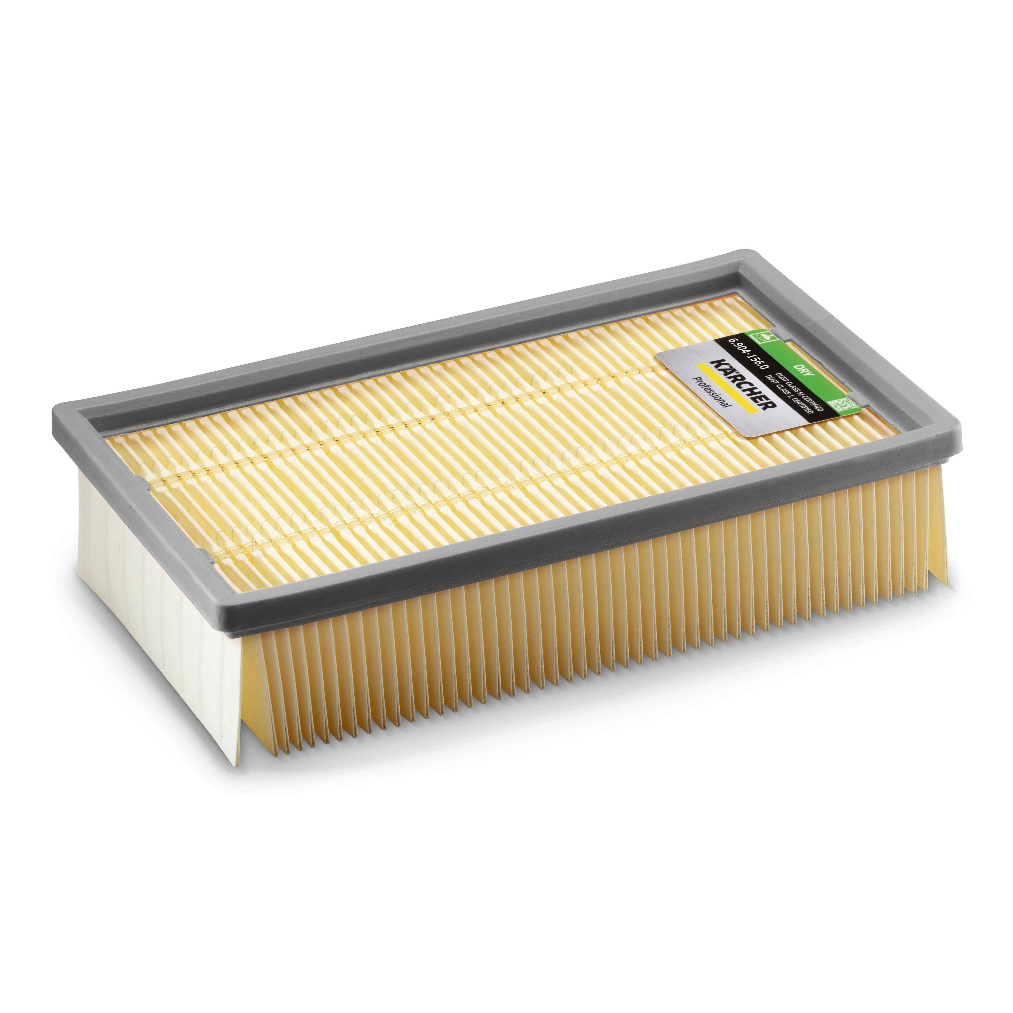KÄRCHER Staubfilter Original Kärcher Flachfaltenfilter Dry 6.904-156.0 Luftfilter