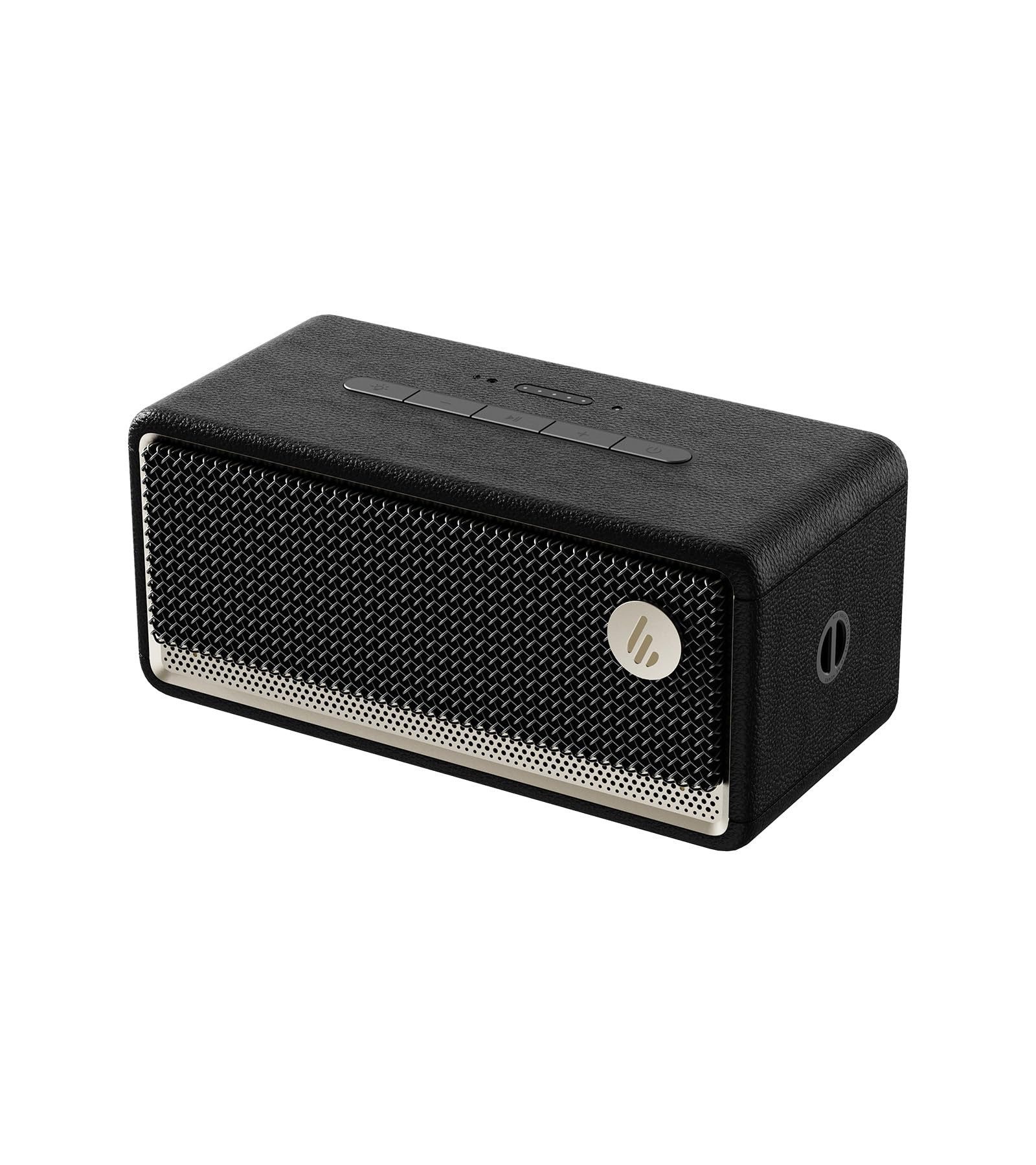 Edifier® ES60 Tragbarer Bluetooth Lautsprecher – Wasserdicht, 360° Sound & LED Bluetooth-Speaker (Bluetooth, 34 W, bis zu 9 h Wiedergabe, IP66)