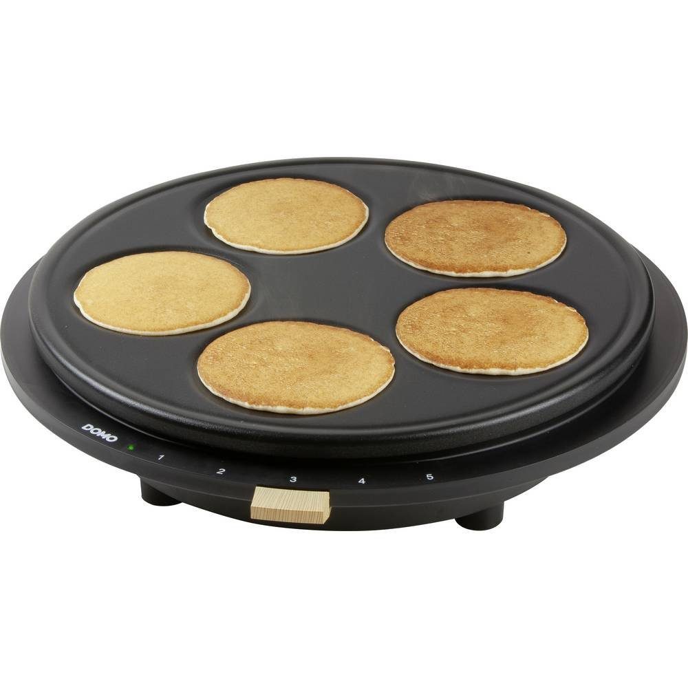 Domo Waffeleisen Pancake Maker mit 5 Backplatten