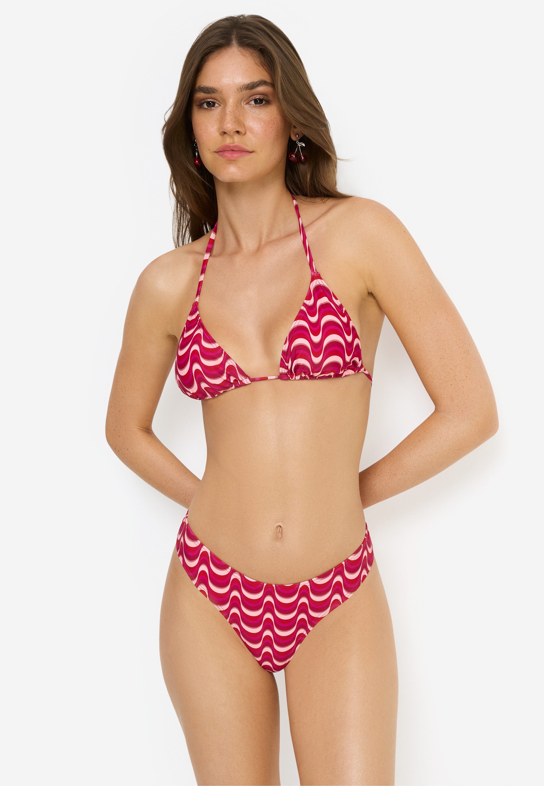 LSCN by LASCANA Bikini-Hose Echo mit trendigem Alloverprint