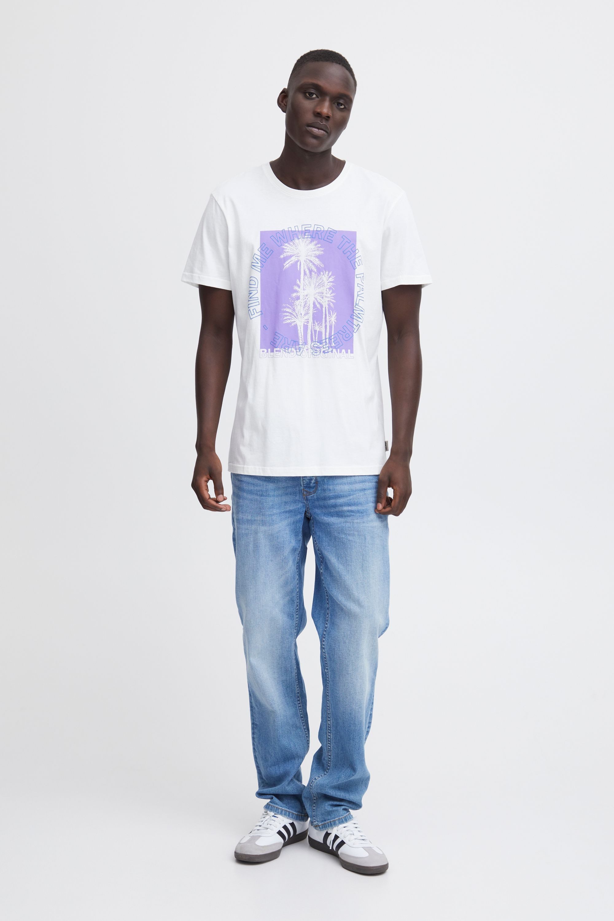 Blend T-Shirt BHTee (1-tlg) Lässiges T-Shirt mit Print