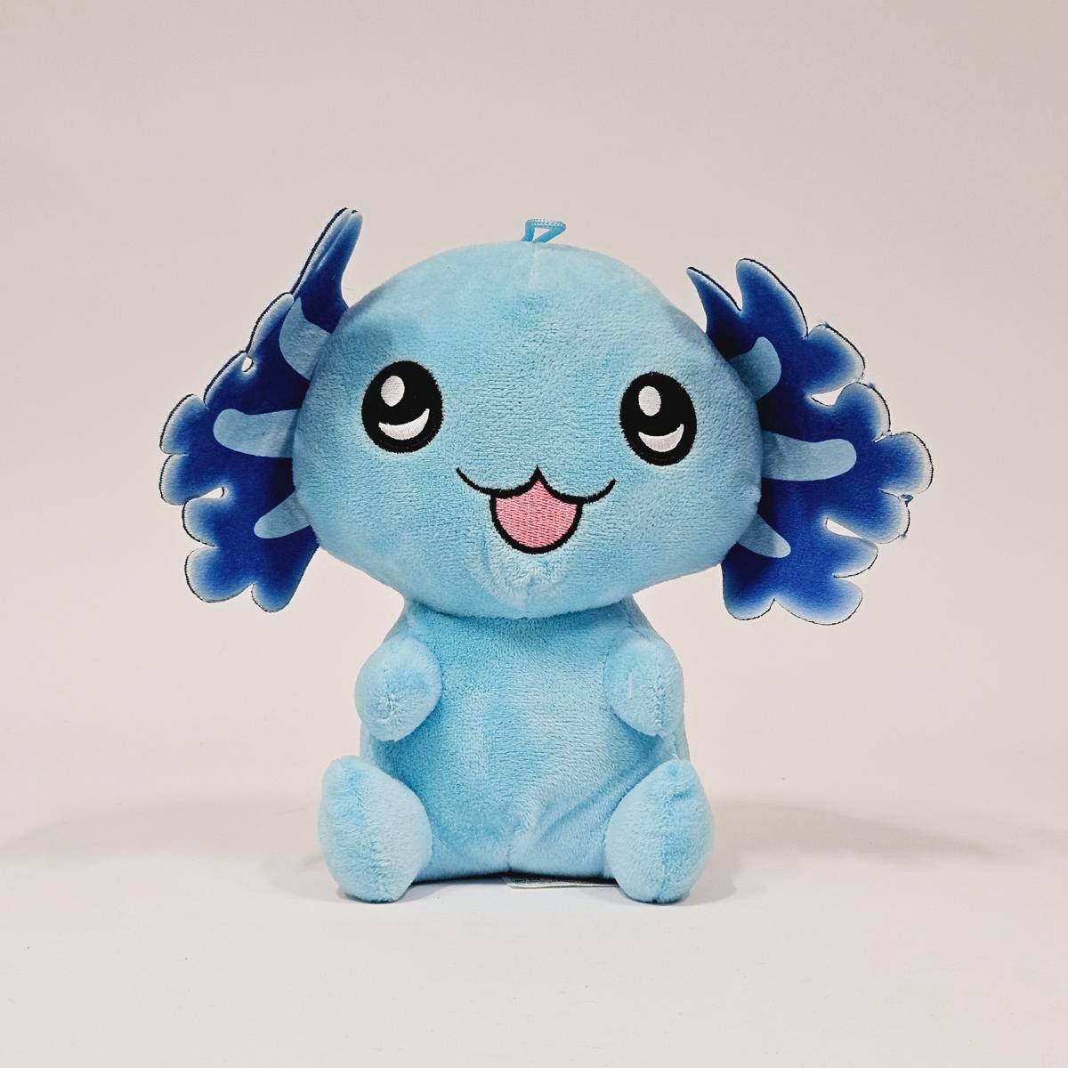 soma Kuscheltier Axolotl Kuscheltier Echse Molch Figur Plüsch 18 cm Püsch blau (1-St), Axolotl Plüschtier Molch Kuscheltier Figur Plüschtier Wassertier