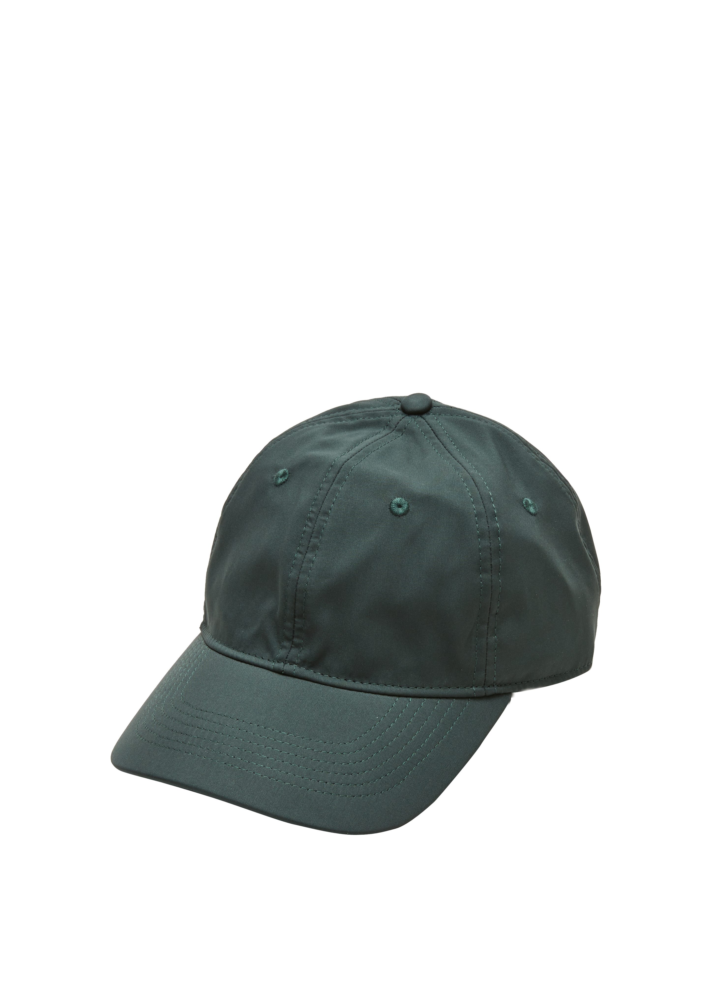 Look s.Oliver Baseball Logo Kappe Cap im cleanen olivgrün