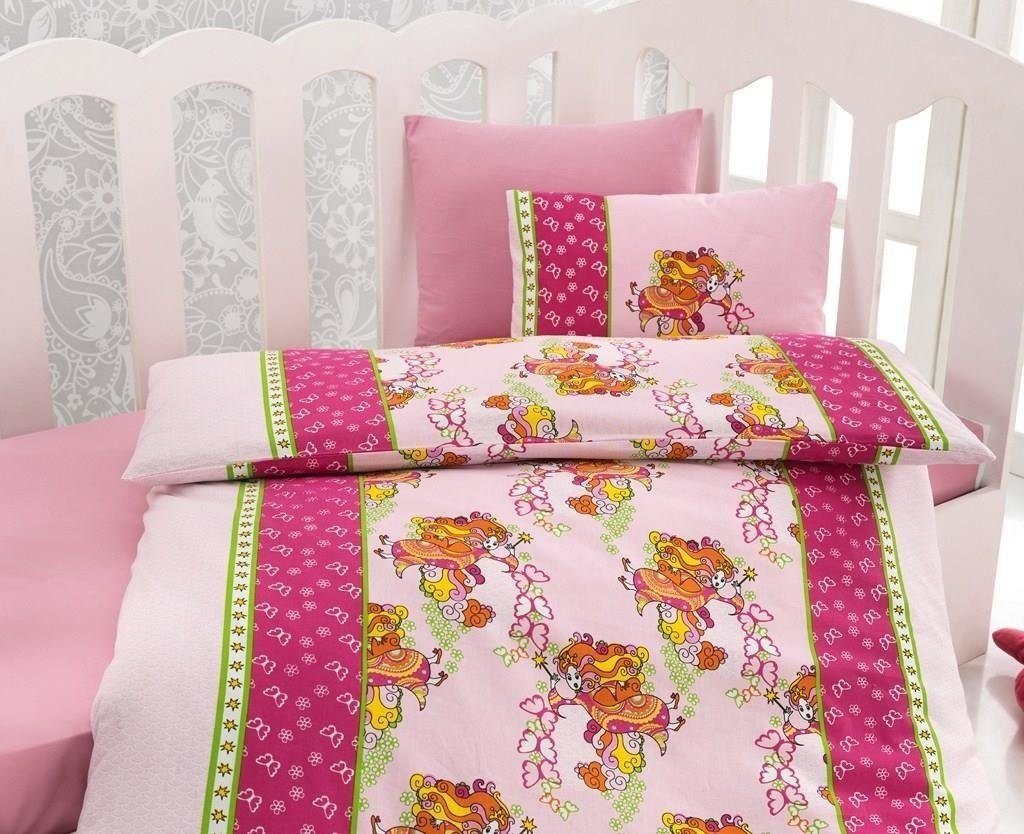 Kinderbettwäsche Kinder, Bettwäsche, Set, 4 Teilig, Fee