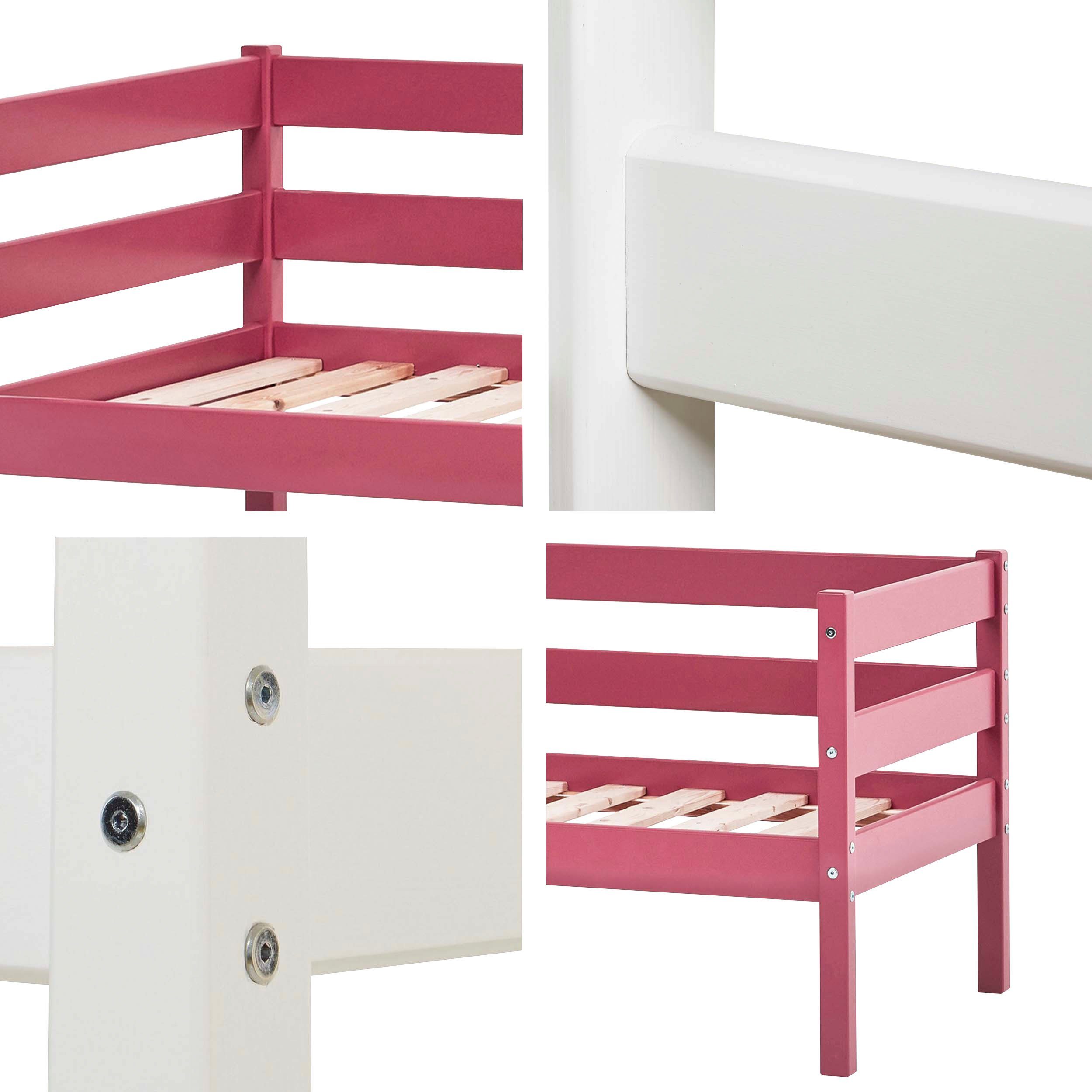 Hoppekids Einzelbett "ECO Comfort Kinderbett, Kiefer Massivholz, Jugendbett günstig online kaufen