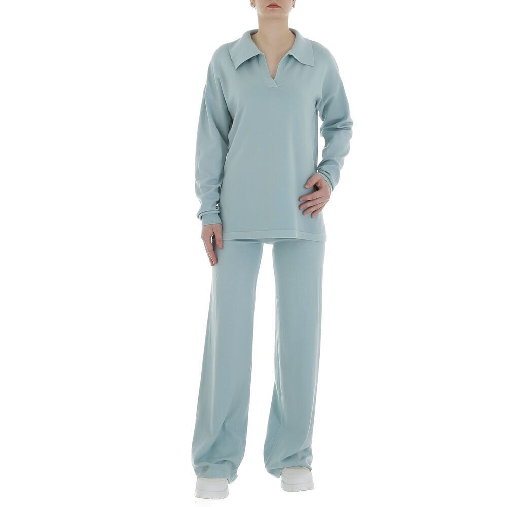 Ital-Design Freizeitanzug Damen Freizeit (86365266), Stretch Zweiteiler in Mint