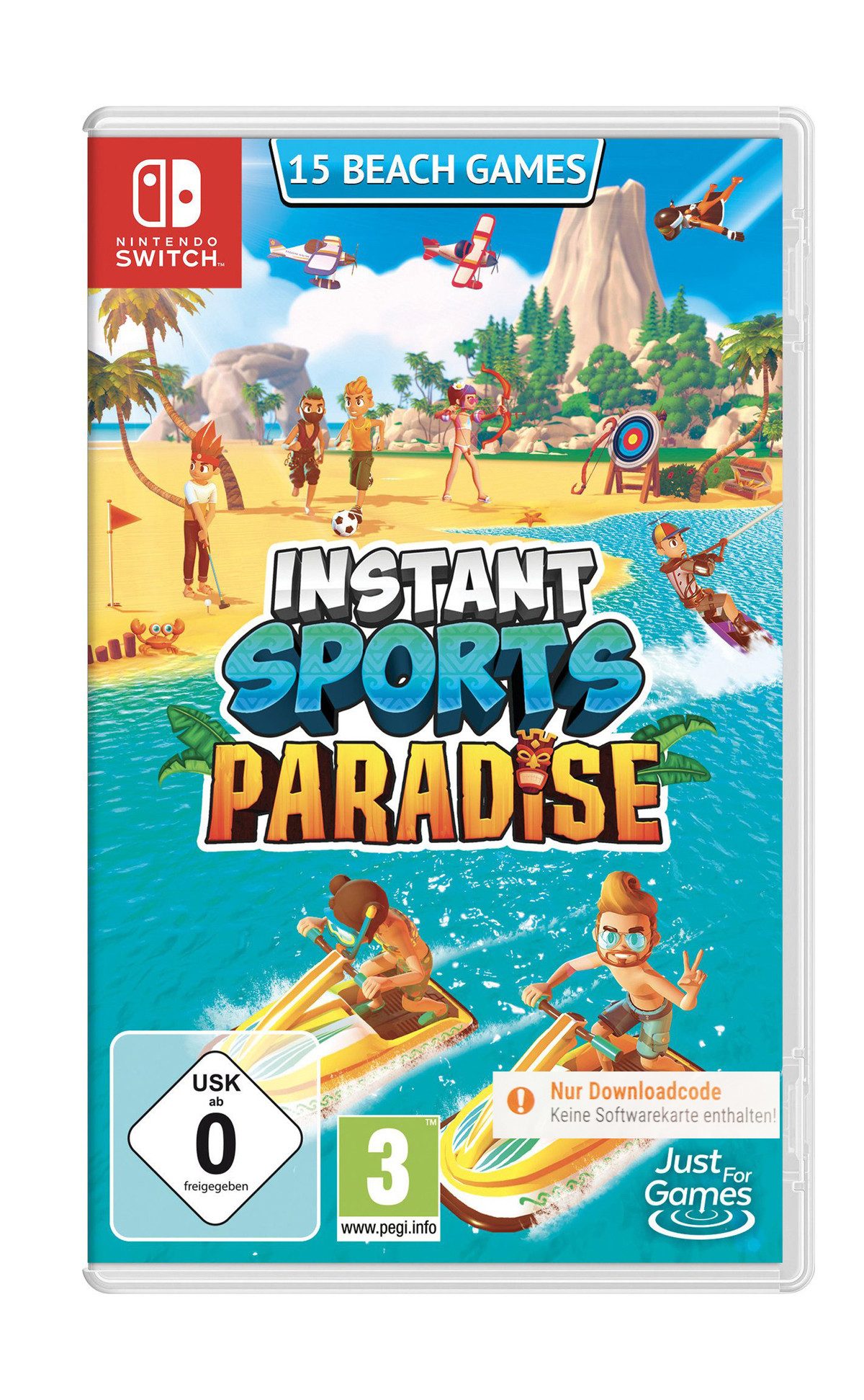 Nintendo Switch Instant Sports Paradise Sportspiel - Downloadcode Nintendo Switch, Code in the Box