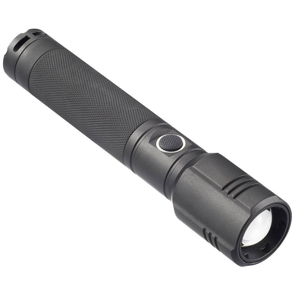 TOOLCRAFT Taschenlampe Taschenlampe 1000 LM TO-7838454, verstellbar, mit USB-Schnittstelle, mit Stroboskopmodus