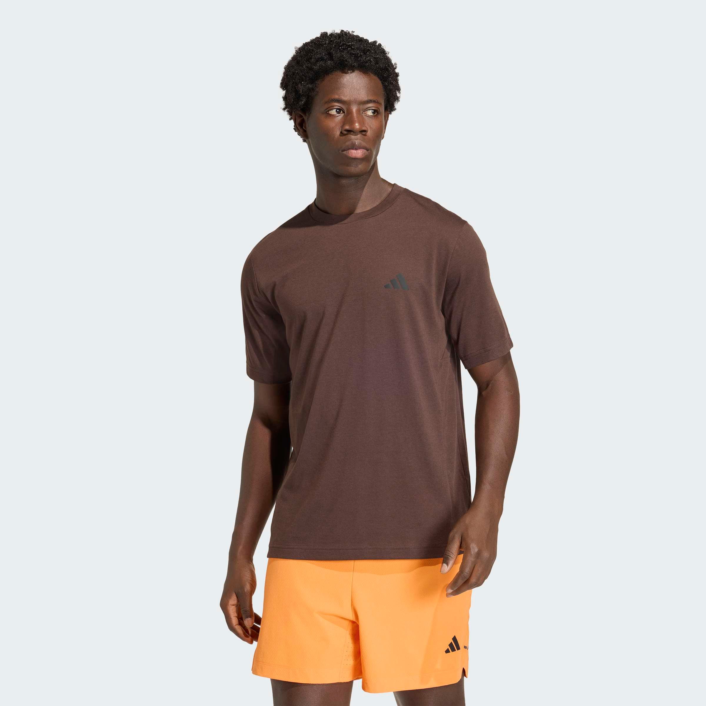 adidas Performance T-Shirt WORKOUT ESSENTIALS FEELREADY mit Rundhalsausschnitt, aus Polyester