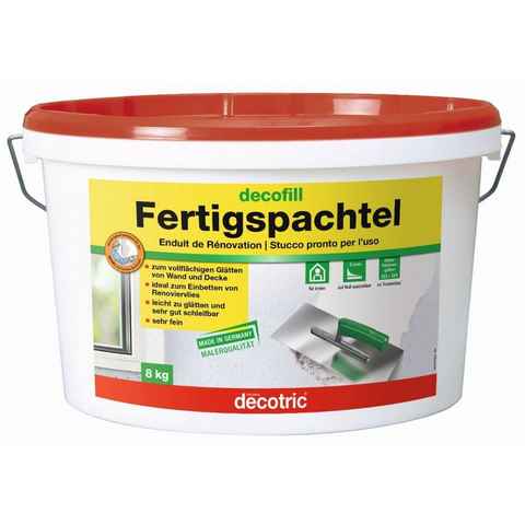decotric® Spachtelmasse Decotric Decofill Fertigspachtel 8 kg