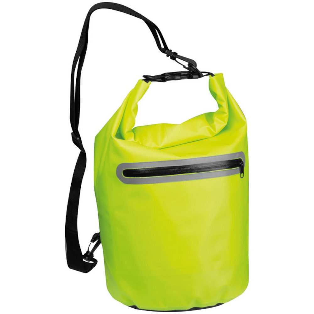 Macma Freizeittasche Wasserdichte Tasche mit reflektierendem Streifen / Farbe: neongelb