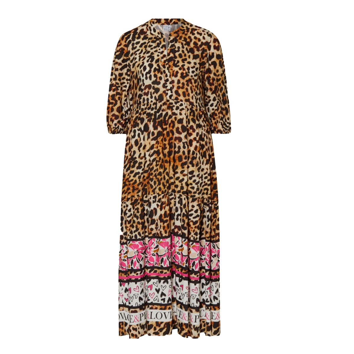 Maxikleid langes Boho Kleid - leo flowers