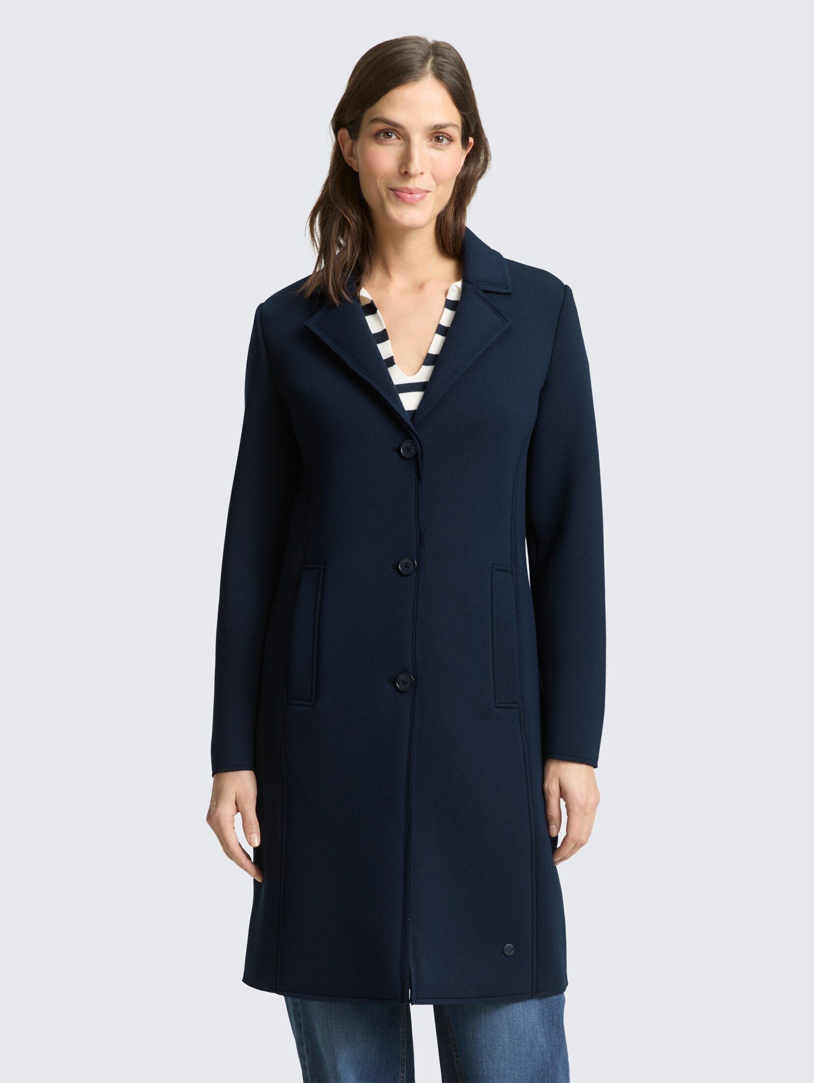 TOM TAILOR Kurzmantel Jacken Scuba Mantel mit Eingriffstaschen