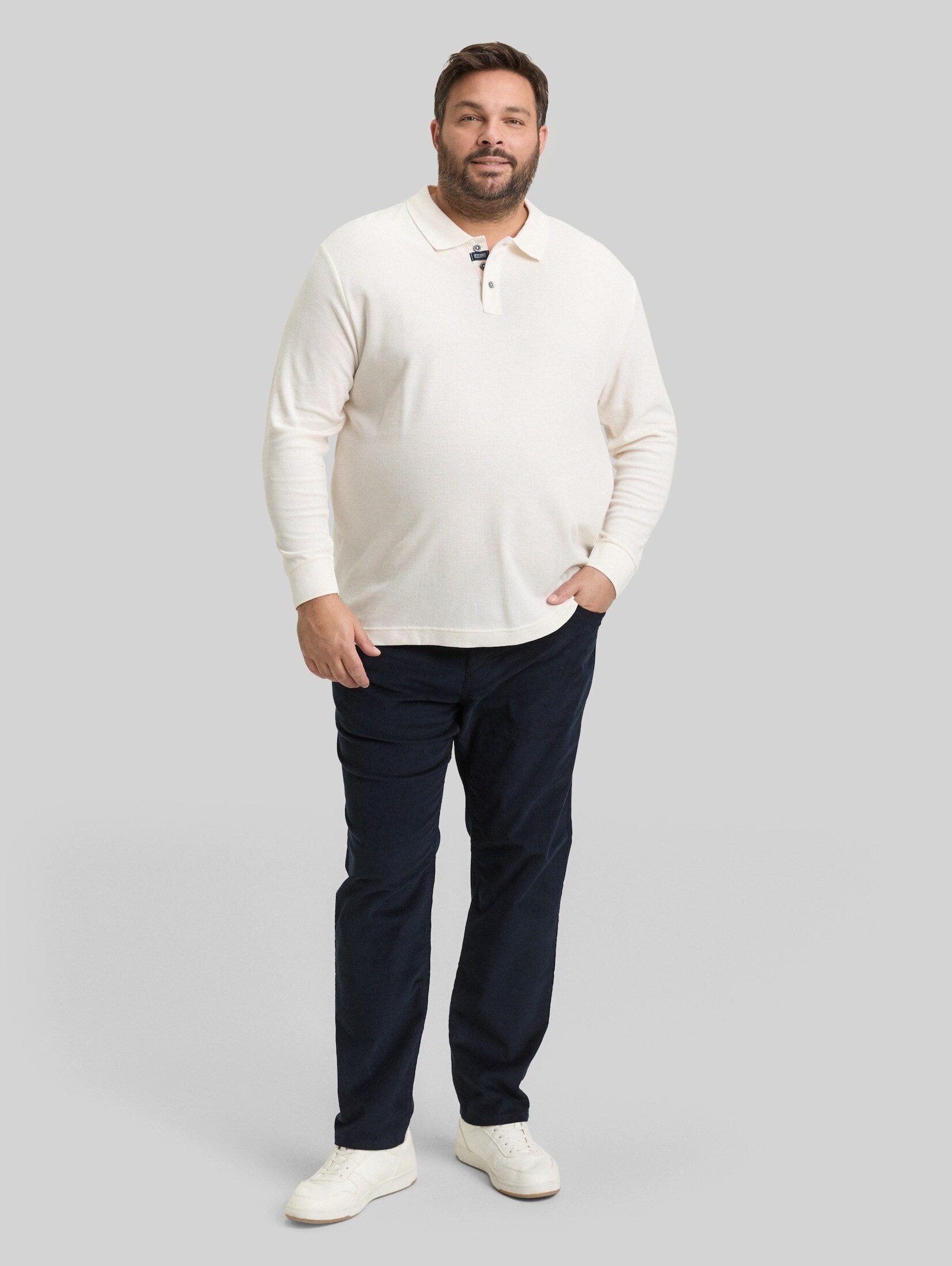 TOM TAILOR PLUS Chinohose Hosen & Chino Plus Size - Regular Fit Cordhose