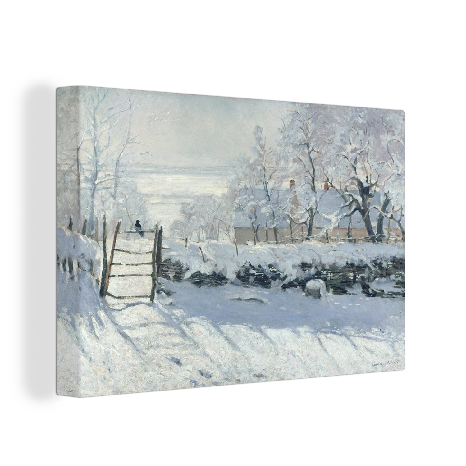 OneMillionCanvasses® Leinwandbild Die Elster - Kunstdrucke günstig online kaufen