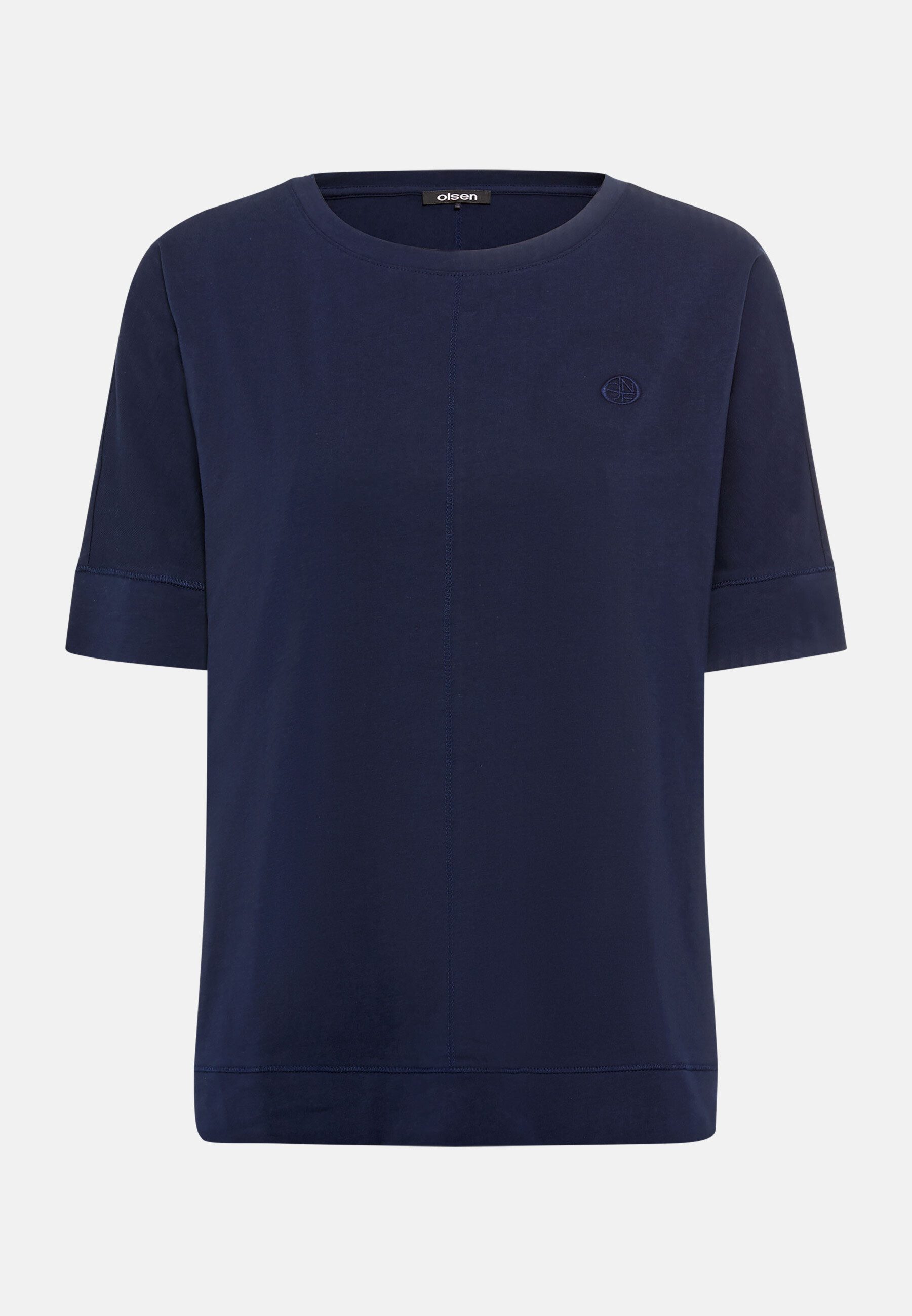 Olsen T-Shirt Shirt mit dezenter Ziernaht