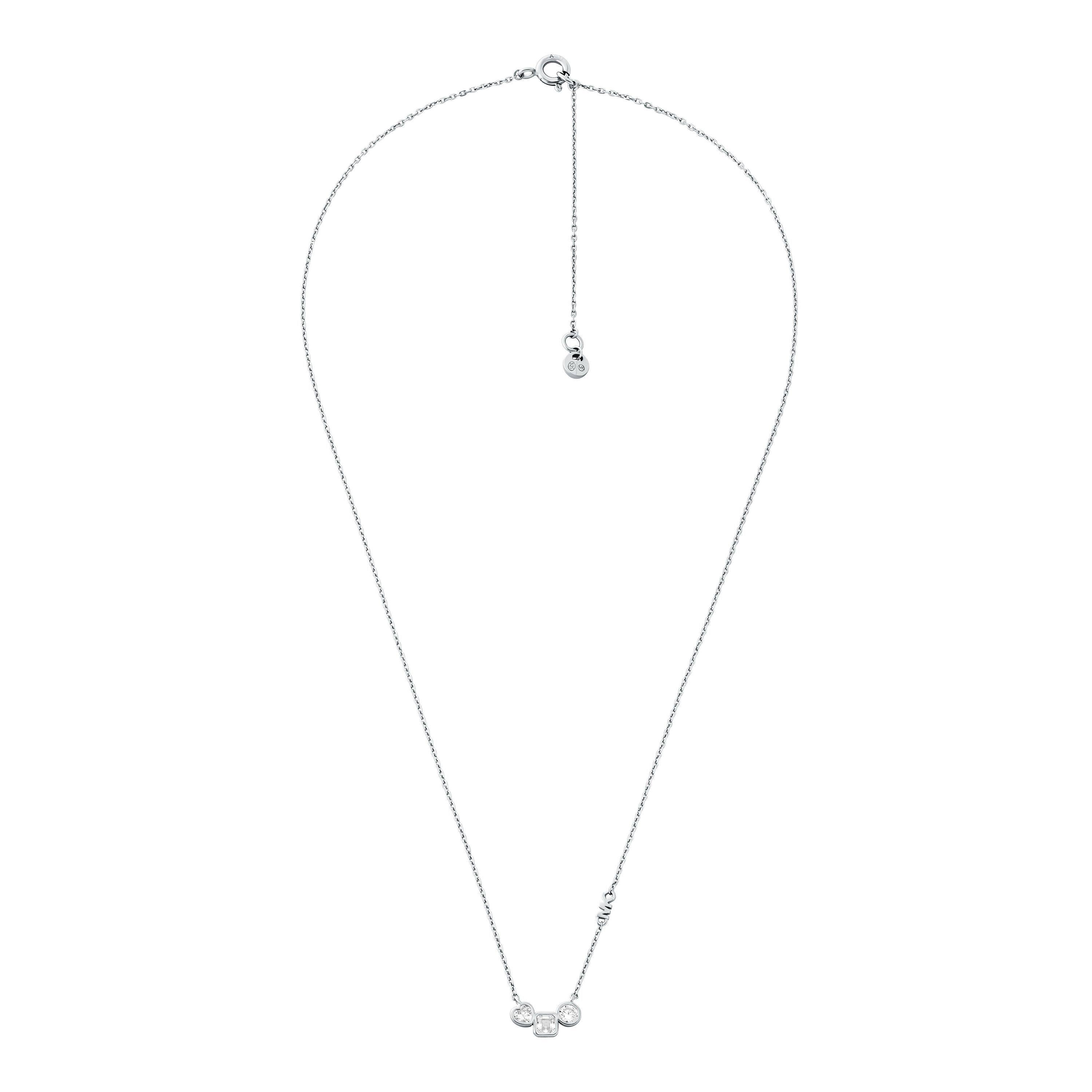 MICHAEL KORS Ohrring und Ketten Set Mulitpack Schmuck Silber 925 PREMIUM (Set, 3-tlg), mit Zirkonia (synth)