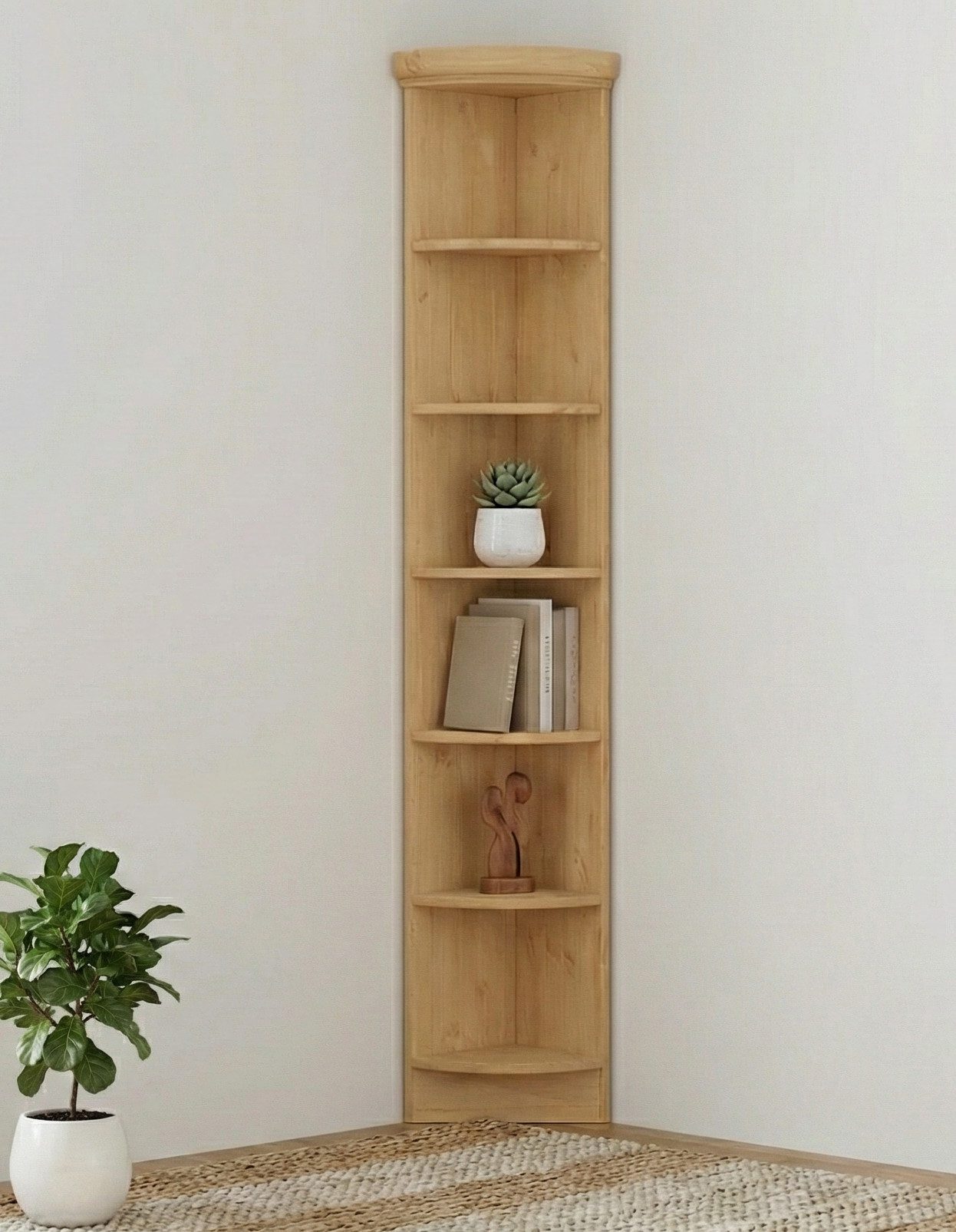OTTO home Anbauregal Soeren Abschlussregal Höhen 97 bzw. 220 cm, aus massiver Kiefer, passend für Tiefe 29 cm, FSC®-zertifiziert