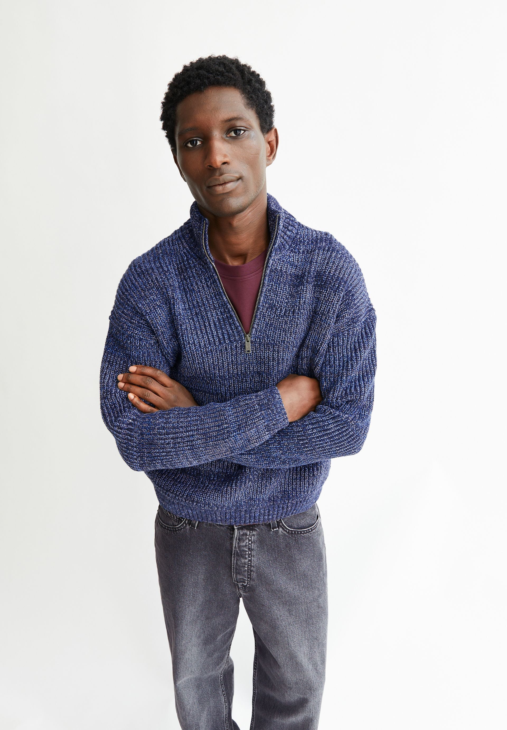 Armedangels Strickpullover MICHAAEL MOULINE Pullover aus Bio-Baumwoll Mix Relaxed Fit