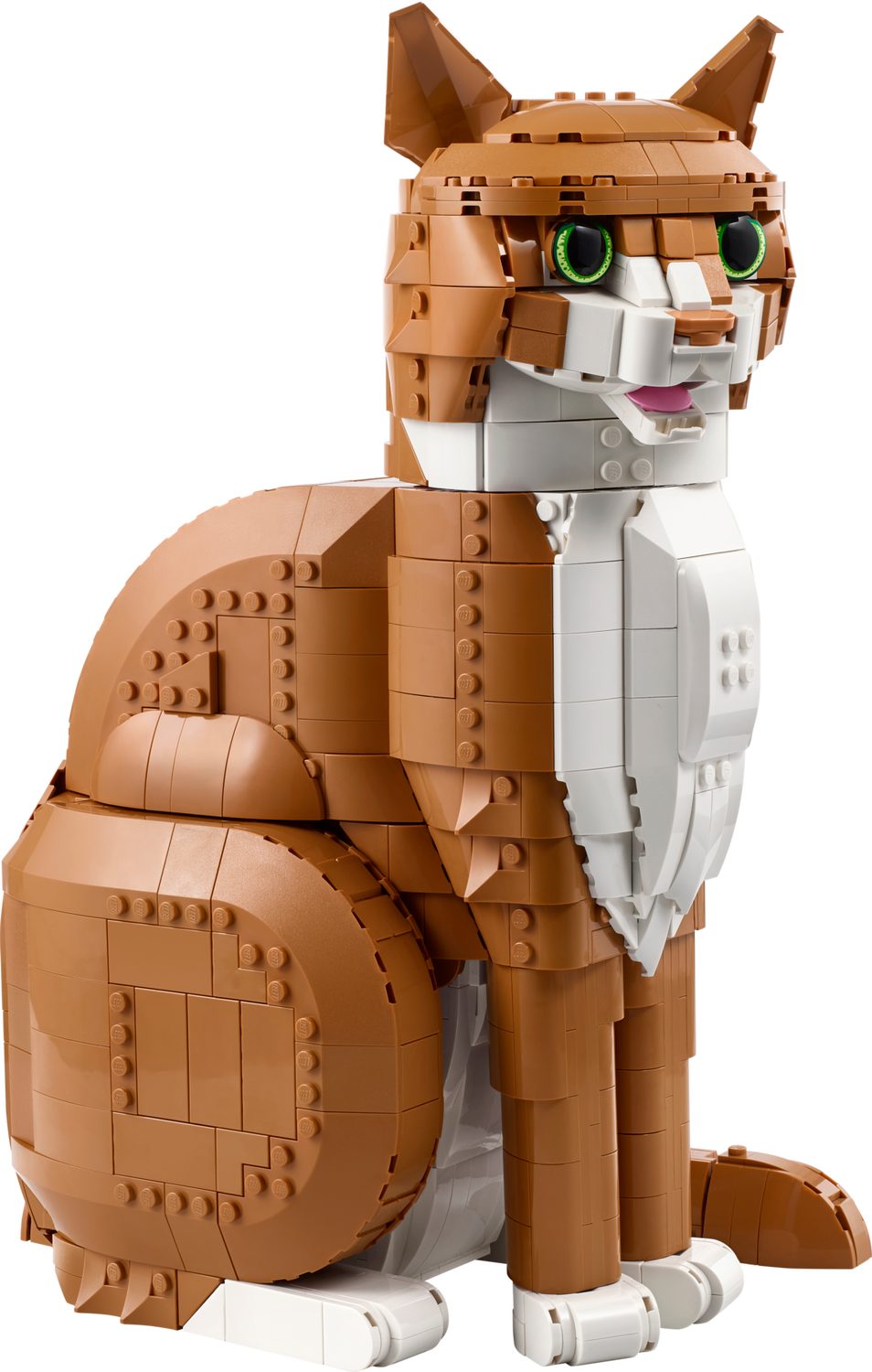 LEGO® Ideas 21376 Orangefarbene Katze Spielbausteine, (Set, 1755 St., Set)