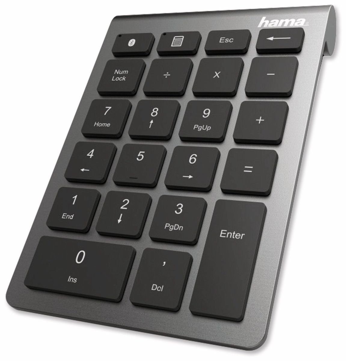 Hama Hama Bluetooth-Keypad KW-240BT, anthrazit Tastatur