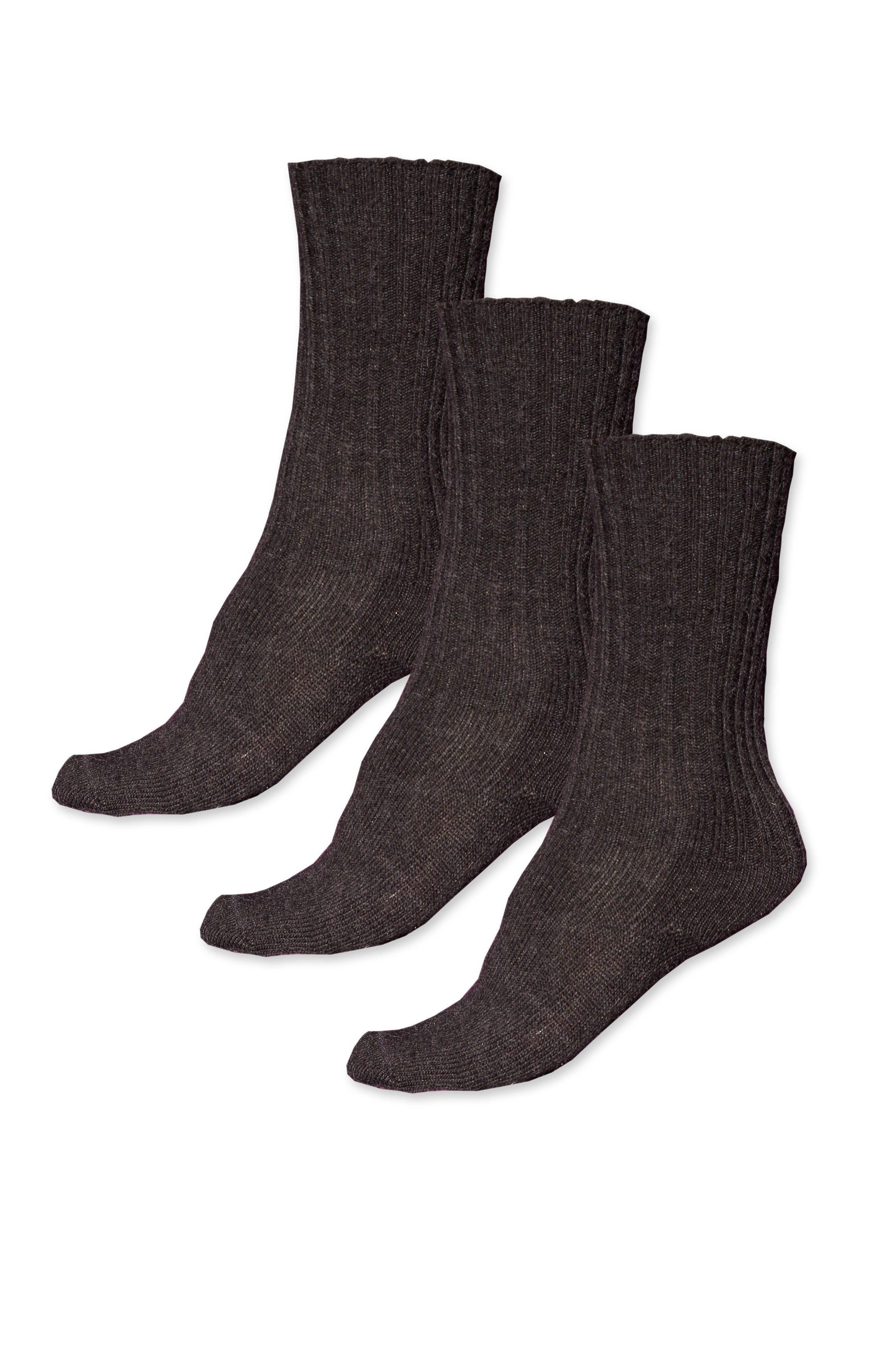 Posh Gear Socken 3 Paar Alpaka Socken Calzedere (3-Paar) schwarz