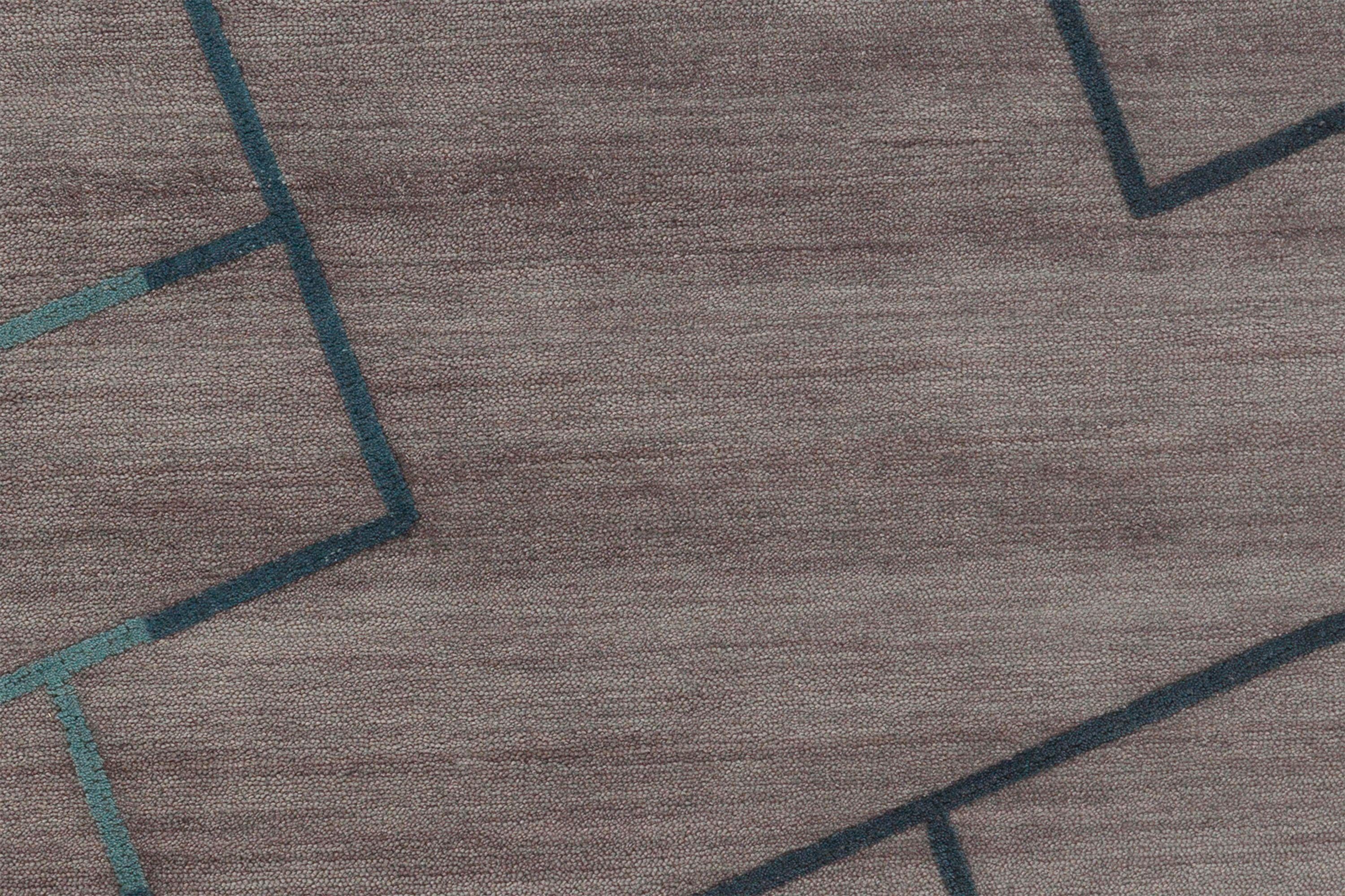 Giantore Teppich Aldarte 4289, calo-deluxe, Wohnzimmer Cream-Anthrazit rechteckig, Höhe: Kurzflor, mm, 10