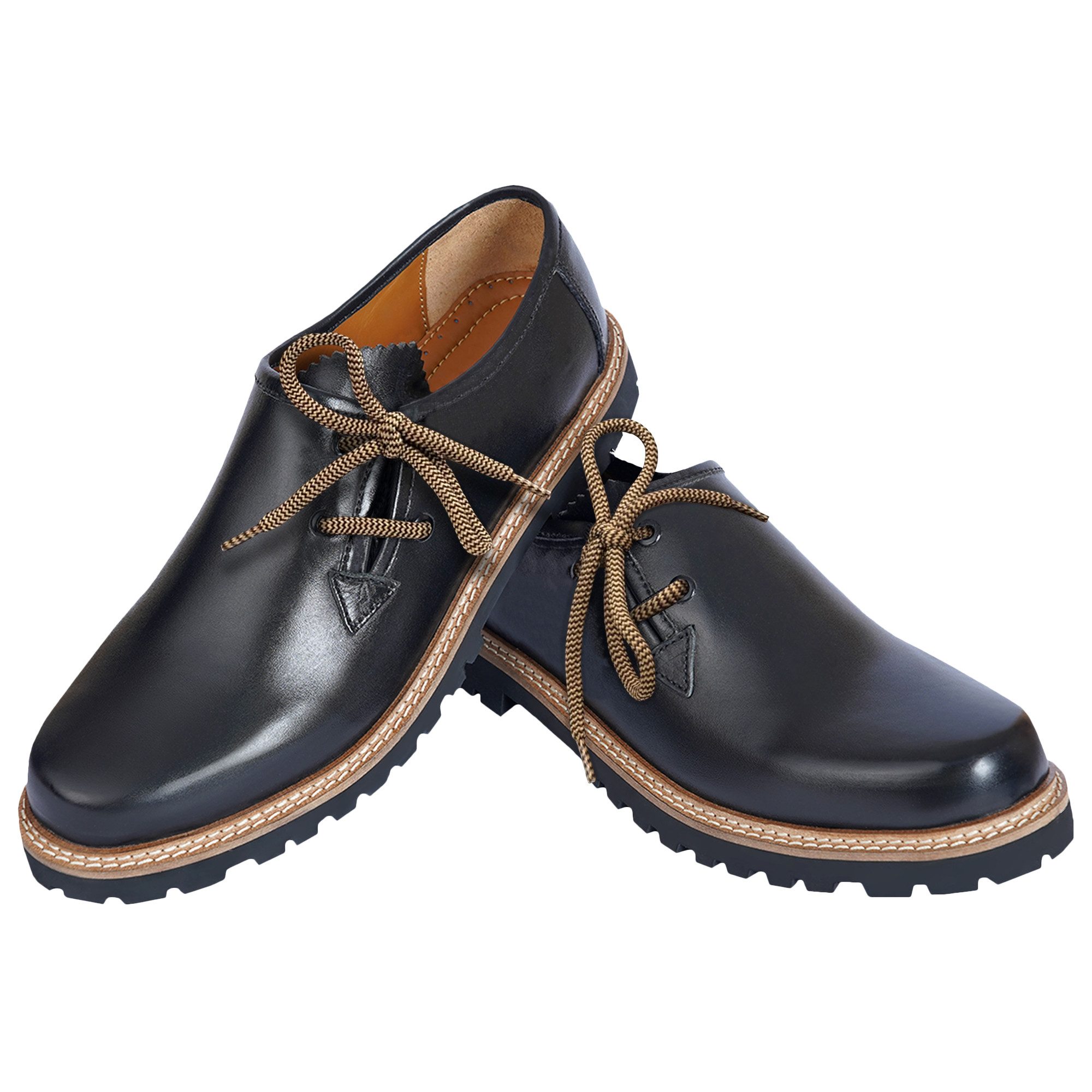 German Wear GW1801-GL Haferlschuh Haferlschuhe Trachtenschuhe aus Glattleder Original-Handmachart