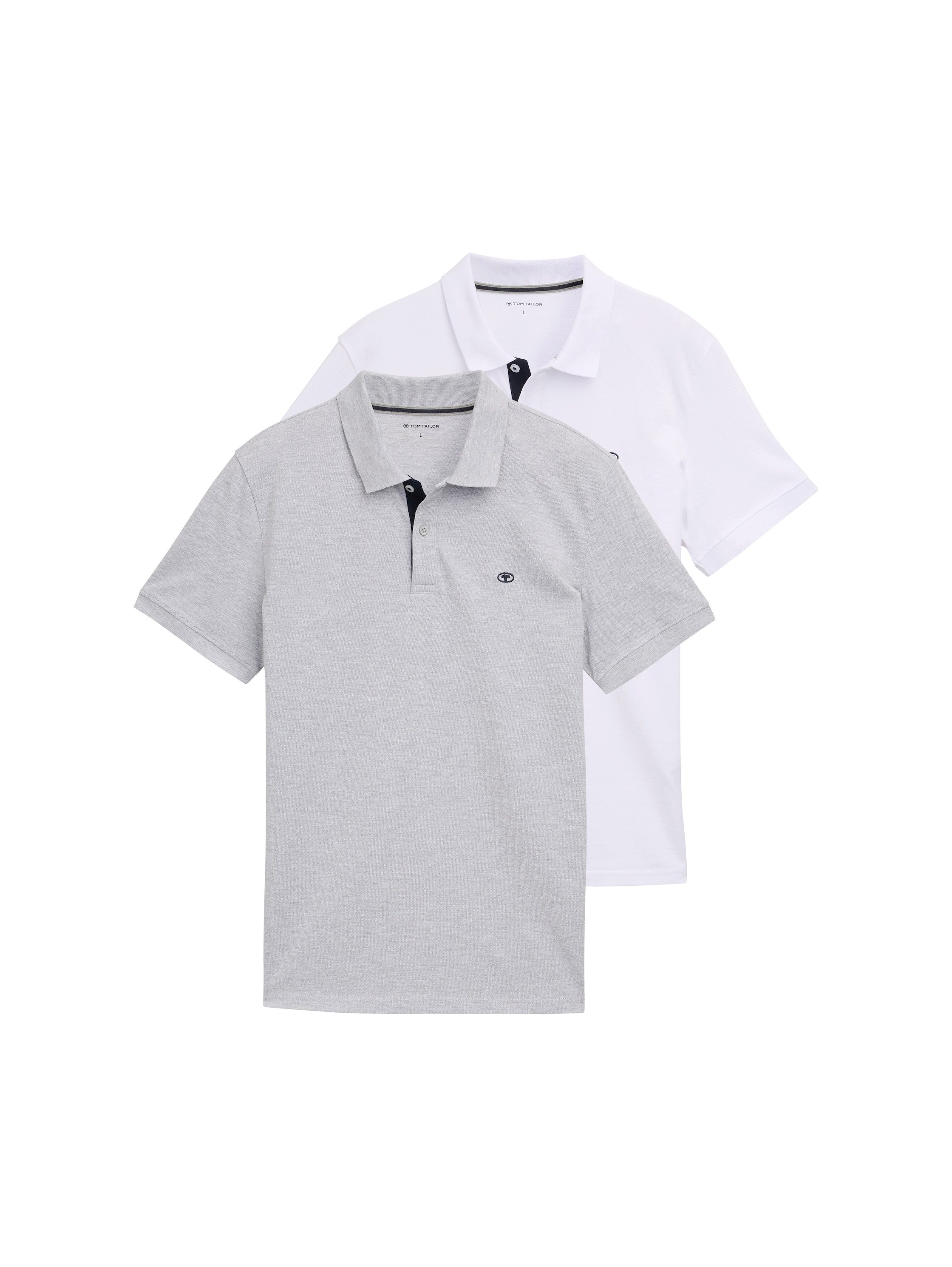TOM TAILOR Poloshirt (Packung, 2-tlg) im Doppelpack günstig online kaufen