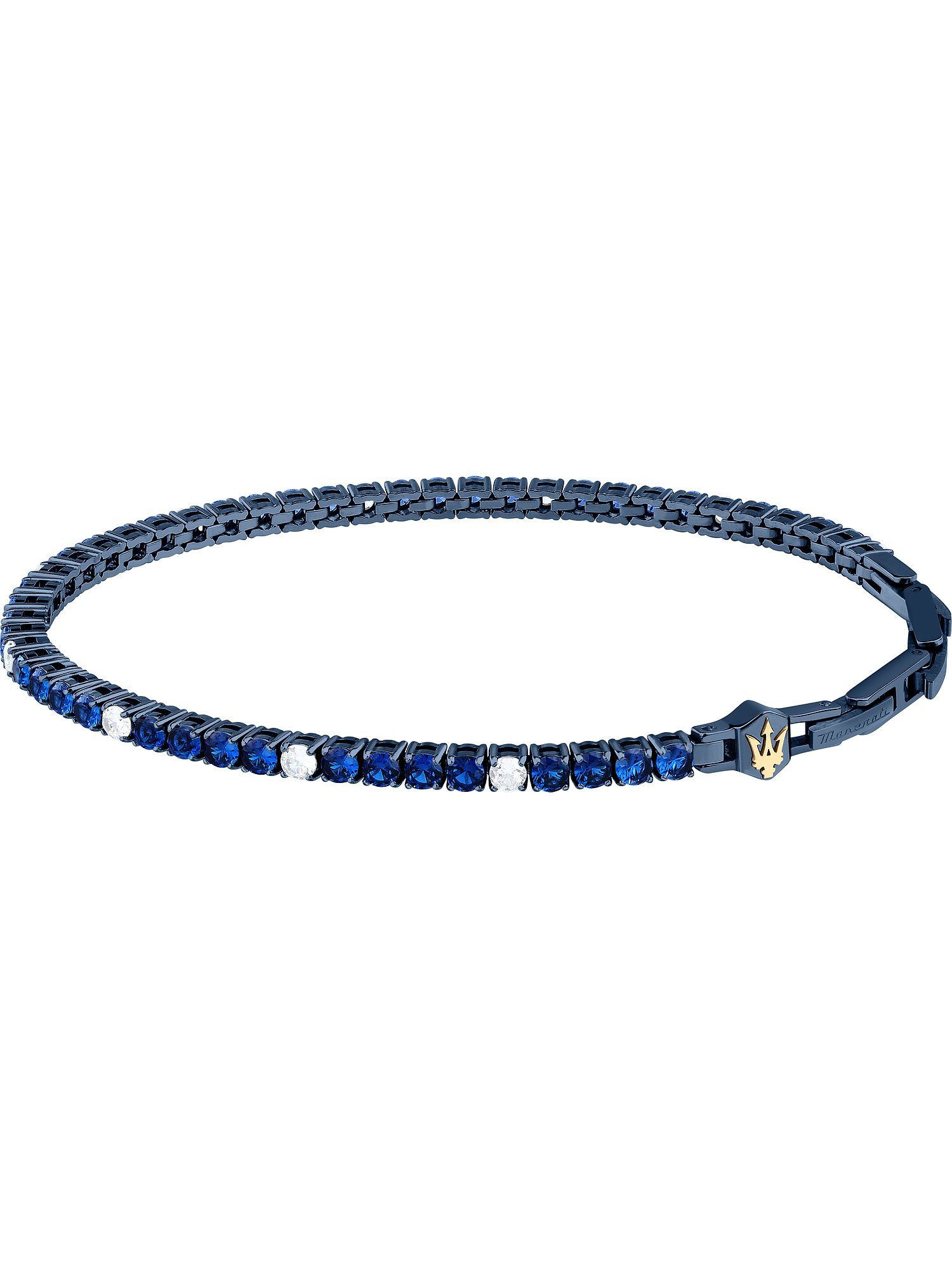 MASERATI Edelstahlarmband Maserati Herren-Armband Edelstahl Zirkonia