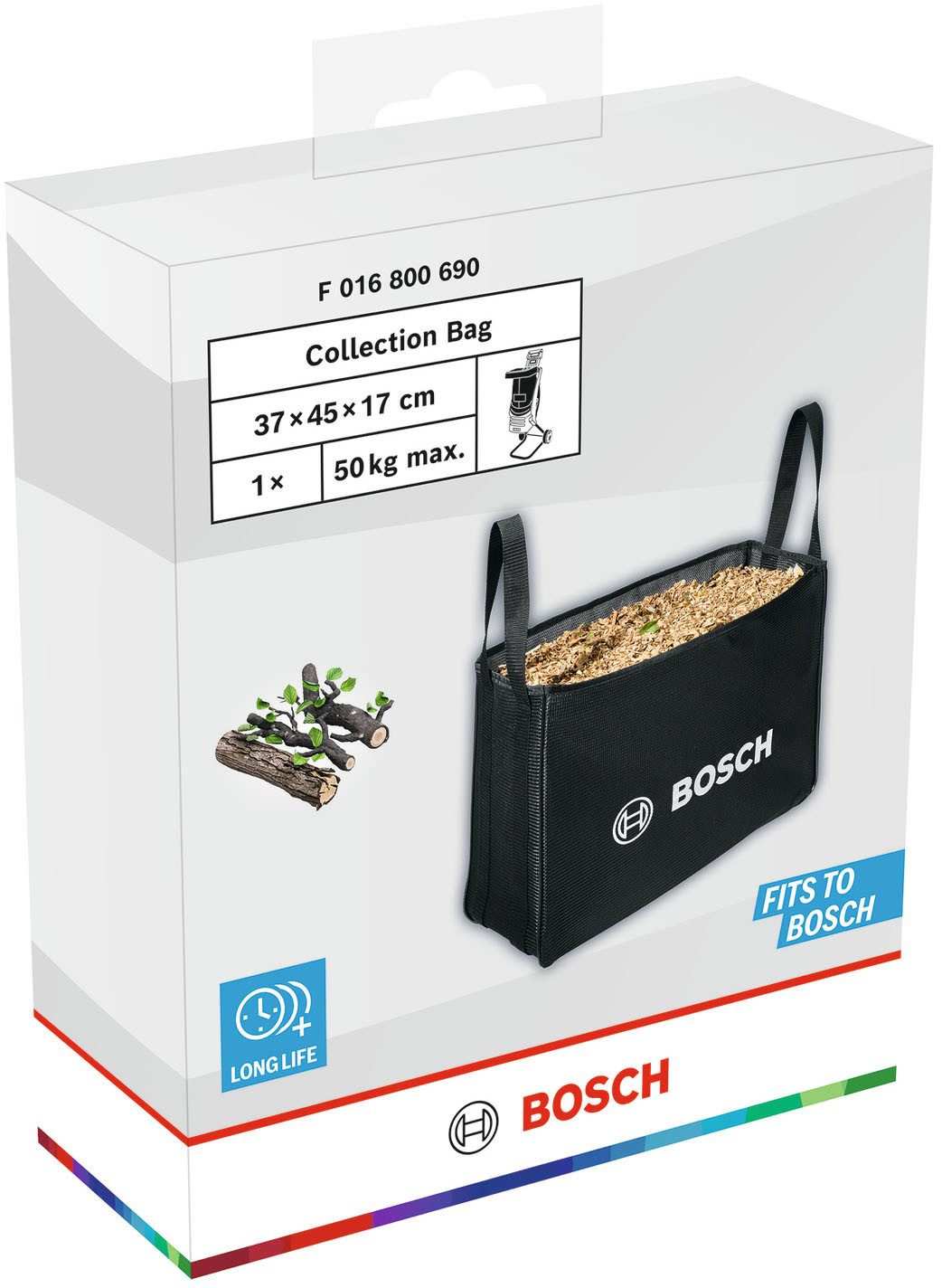 Bosch Home & Garden Fangsack, für Akku-Häcksler UniversalShredder 2x18V-25 und Häcksler AXT Rapid 2000/2200