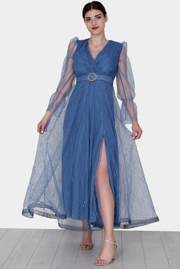 Modabout Abendkleid Langes Maxikleid Sommerkleid für Damen - NELB0572D5142iND (1-tlg)