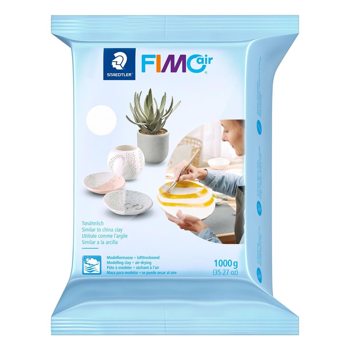 Modelliermasse STAEDTLER FIMO air basic 8101 Modelliermasse - weiß - 1000 g