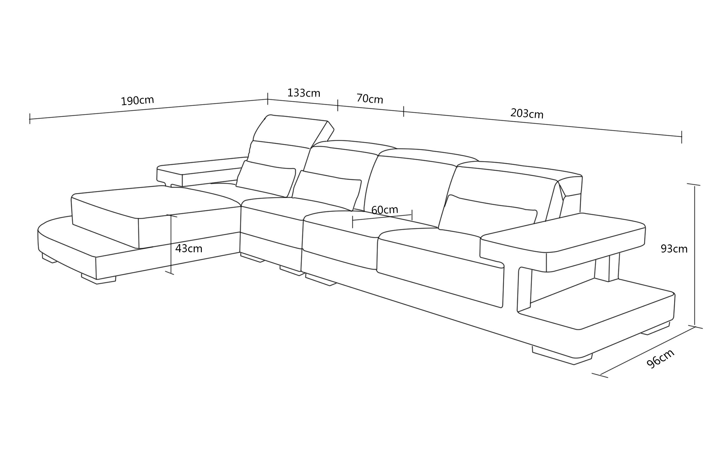 Couch Sofagarnitur Modern Leder Rot/Weiß Wohnlandschaft Sofa L-Form Ecksofa, JVmoebel Ledersofa