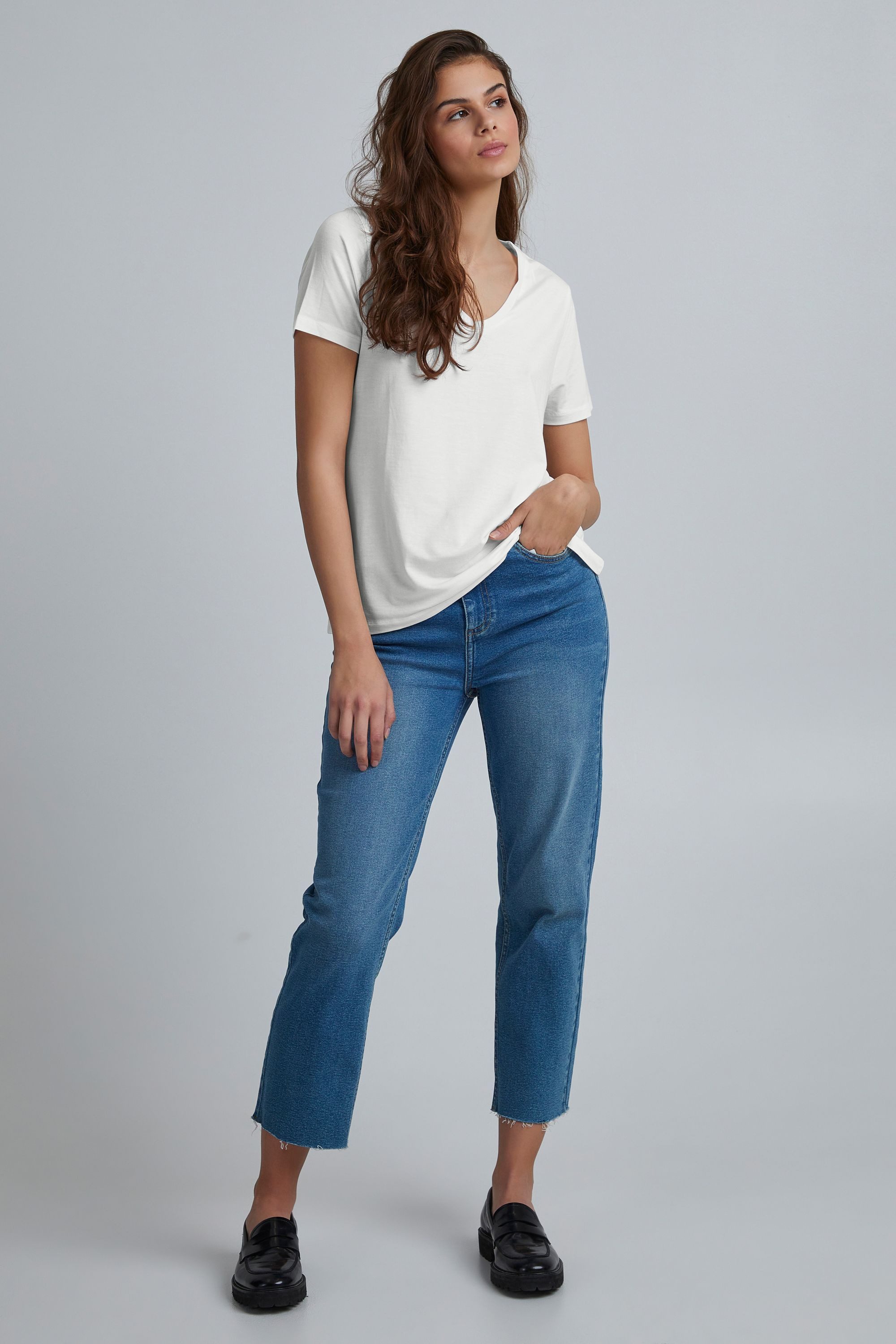 b.young T-Shirt BYREXIMA V-NECK TSHIRT -20807597 günstig online kaufen