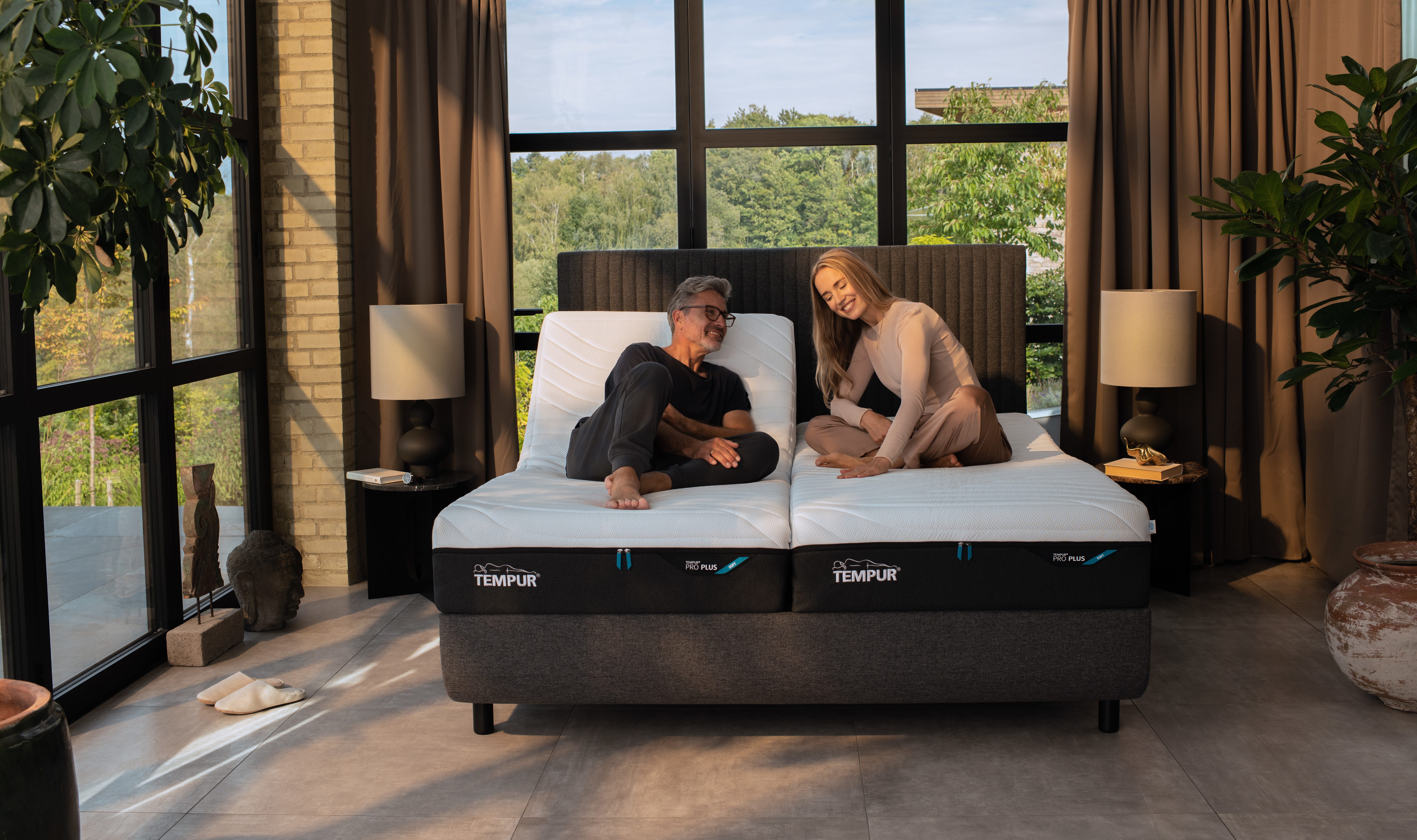 Tellerlattenrost mit Motor TEMPUR® Systemrahmen Lattenrost Premium Flex 2000, Tempur