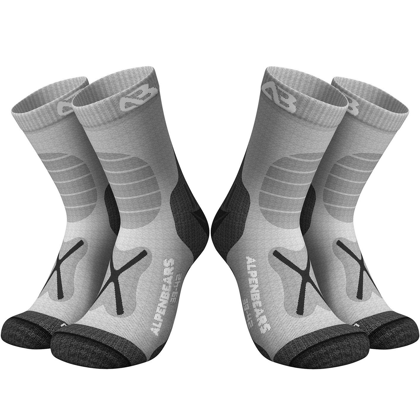 Alpen Bears Wandersocken 2er-Set Socken braun günstig online kaufen