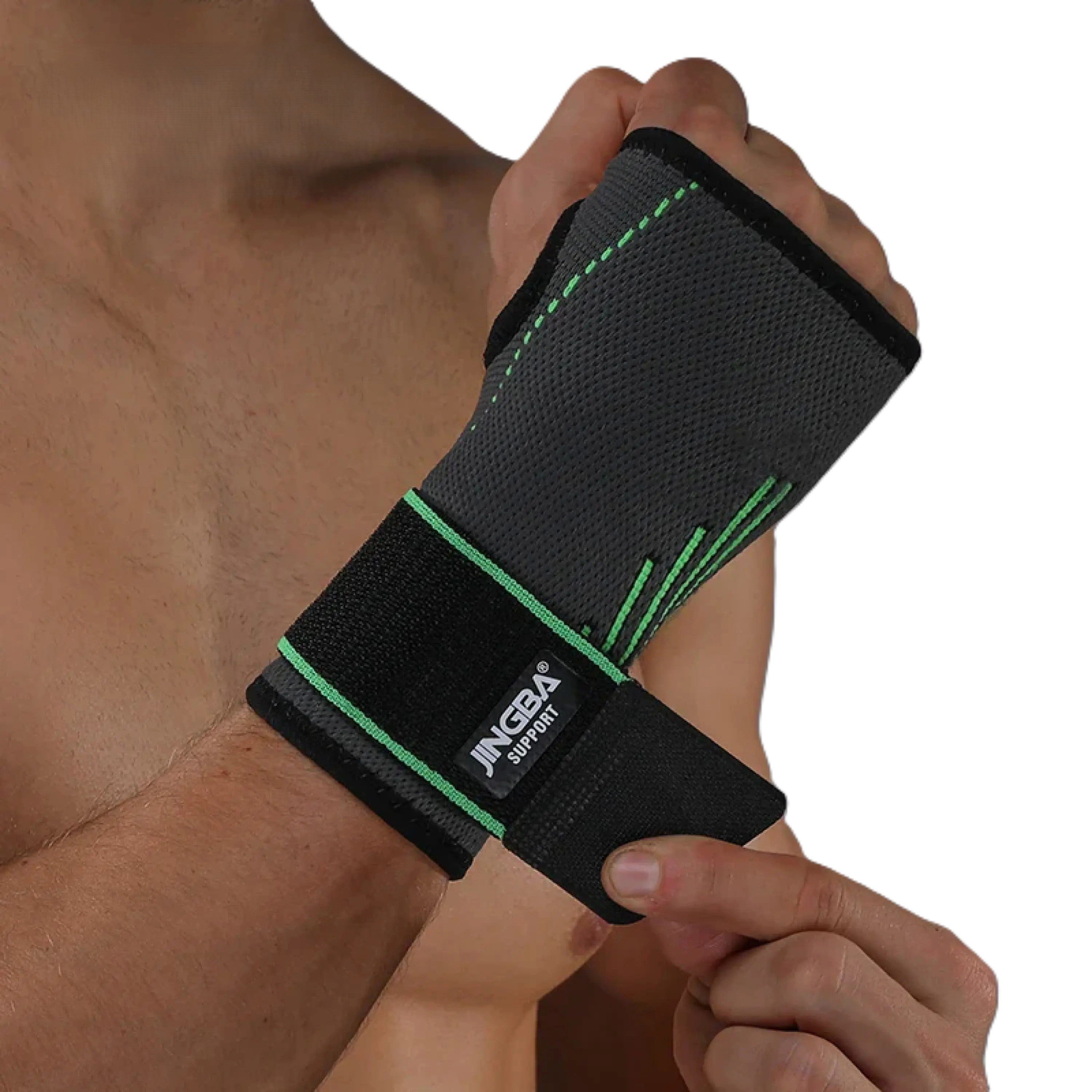 Sport-Knight® Handgelenkbandage Handgelenk-Bandage, mit Kompressionsband, für Fitness & Powerlifting
